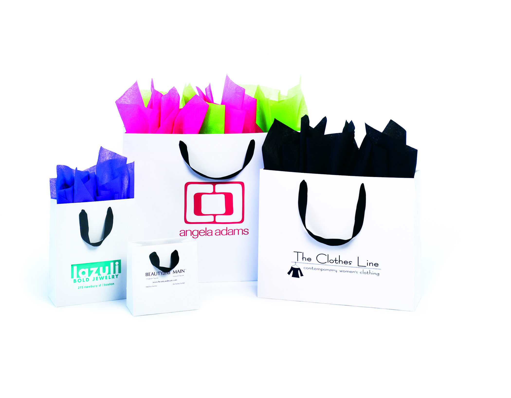 European Shopping Bags - Grosgrain Handle 3