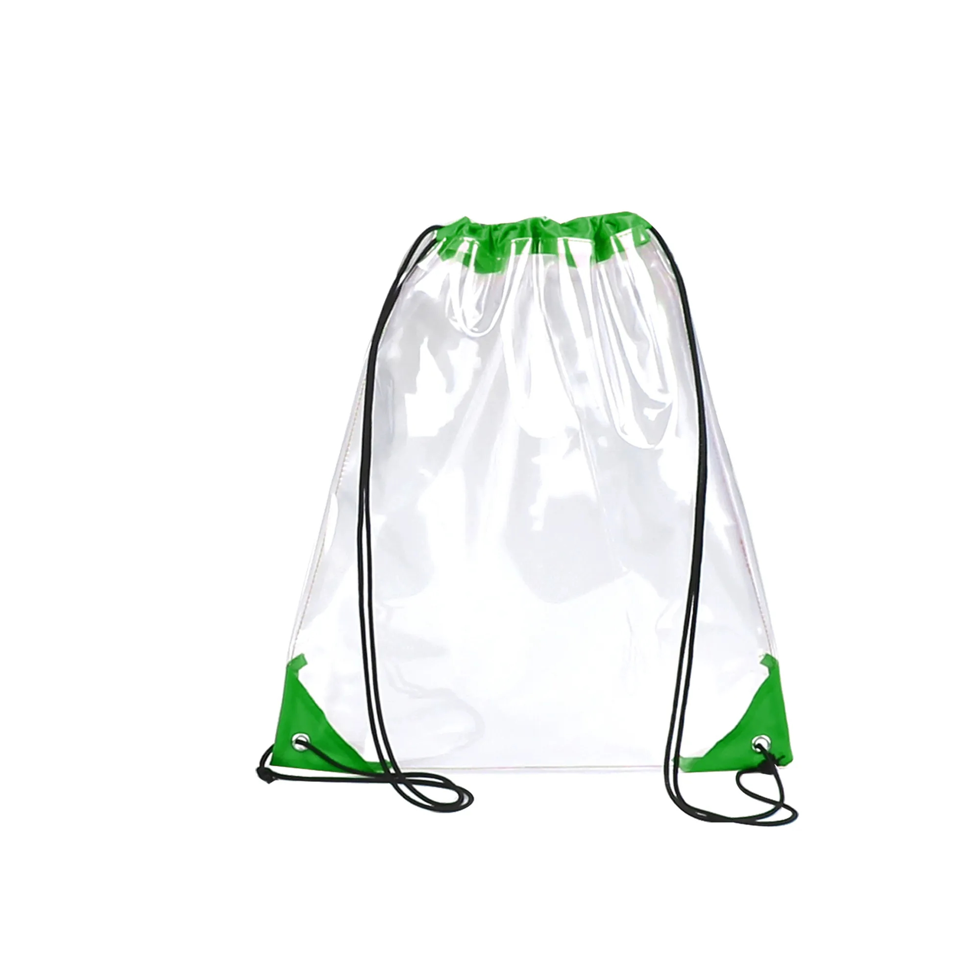 Waterproof Clear Plastic Drawstring Backpack 14