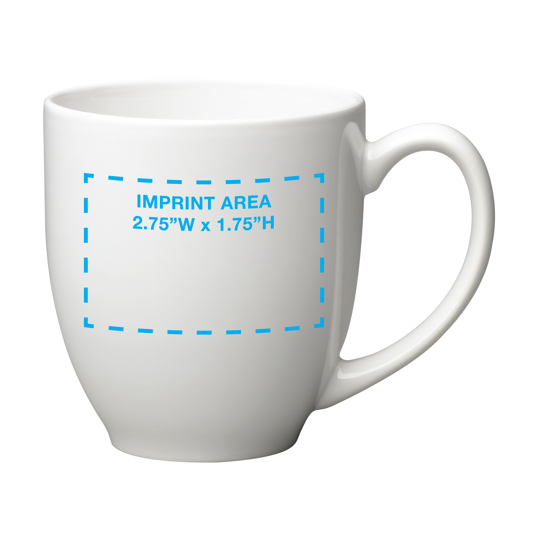 16 oz. White Bistro Mug 8