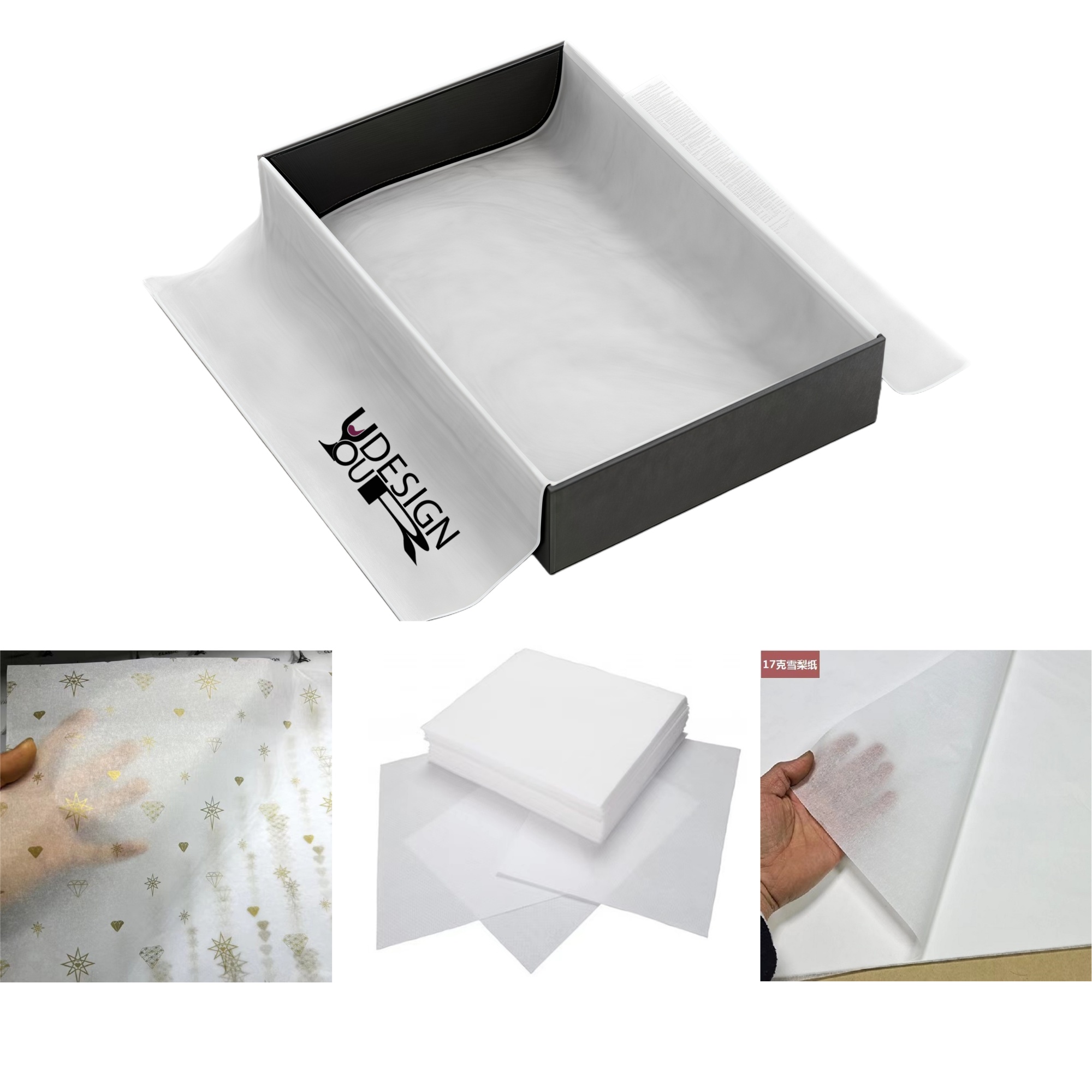 Custom Printed Tissue Paper for Wrapping 40Gsm