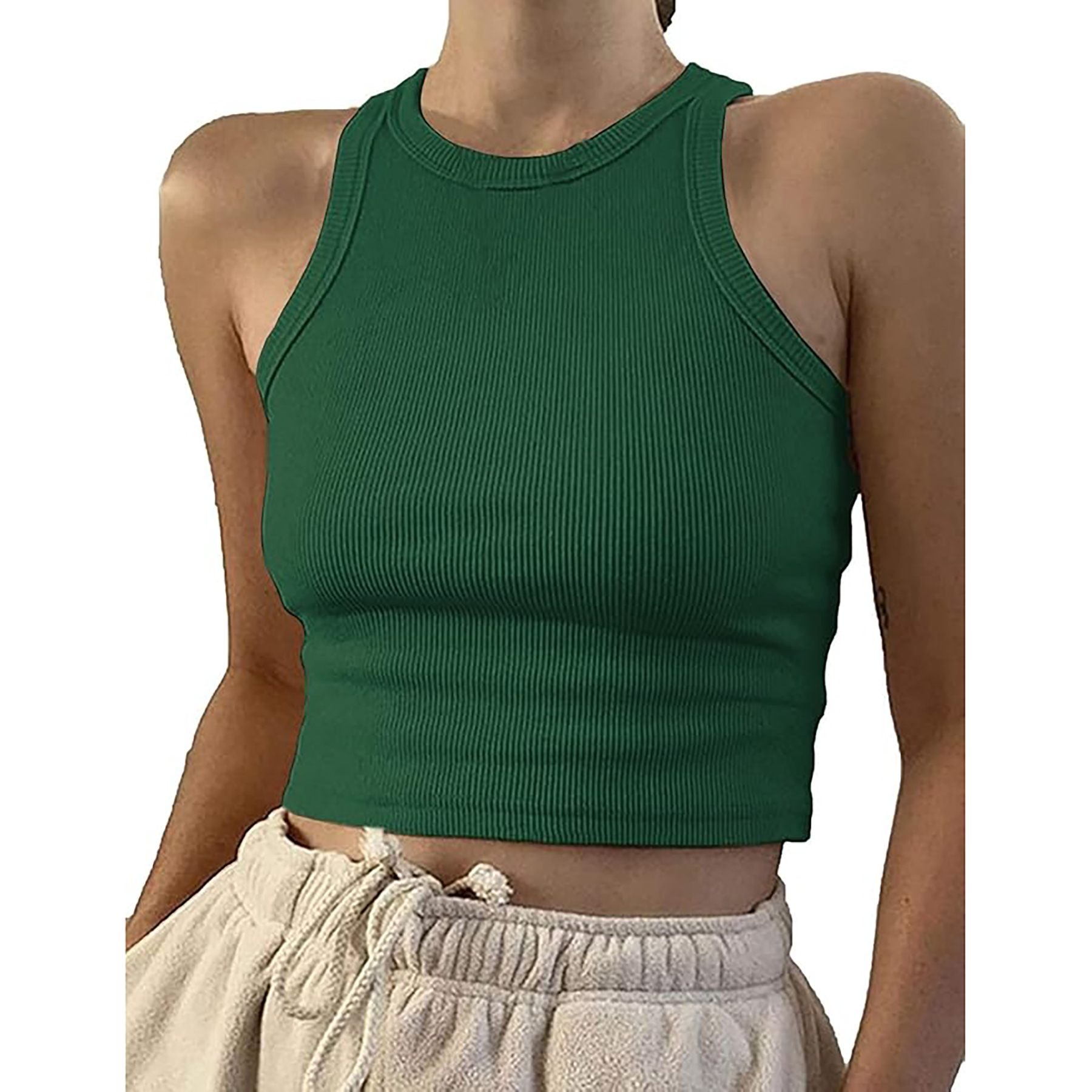 Women Sleeveless Racerback Vest 12