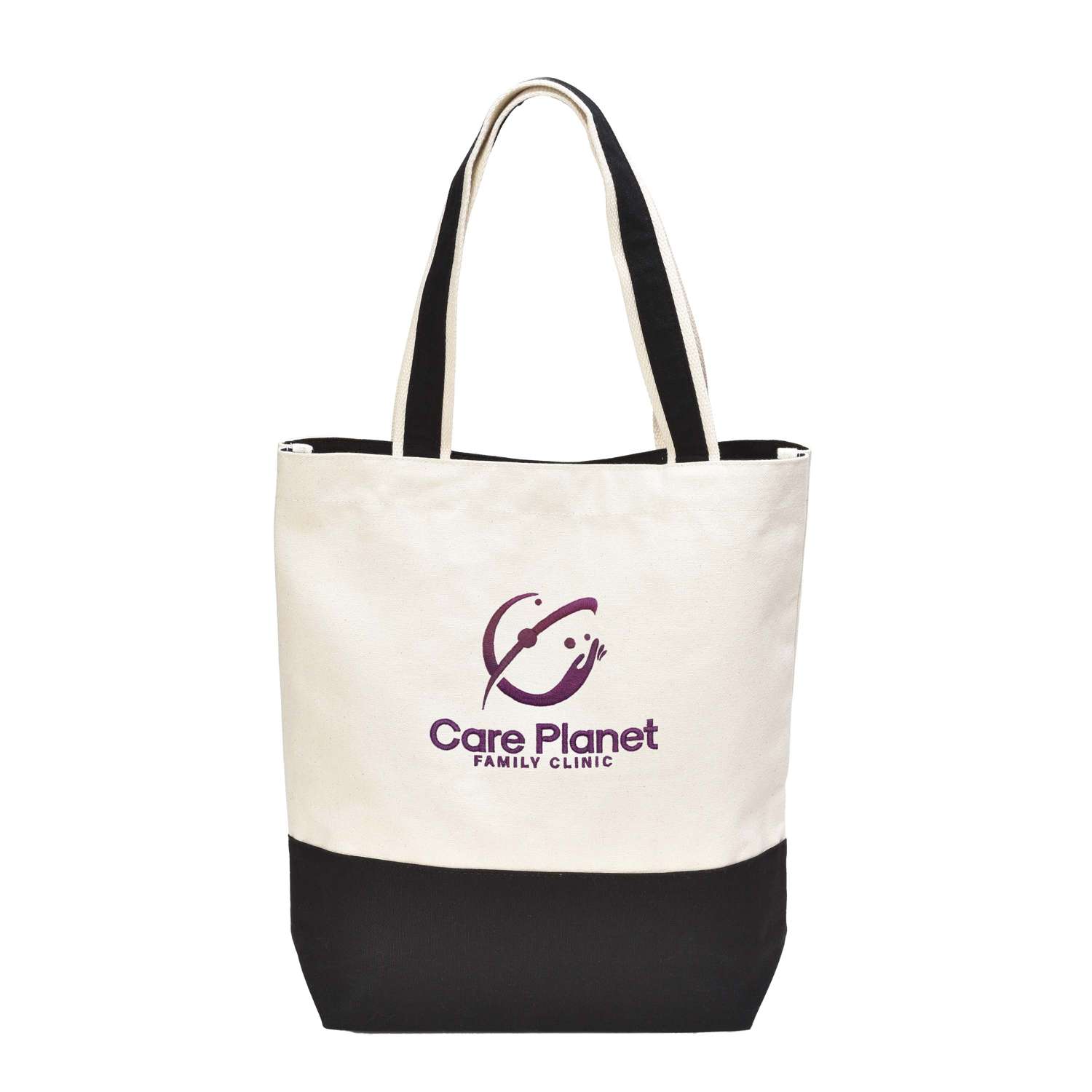 Carry-All Tote with Embroidery, custom tote bag with logo imprint 2