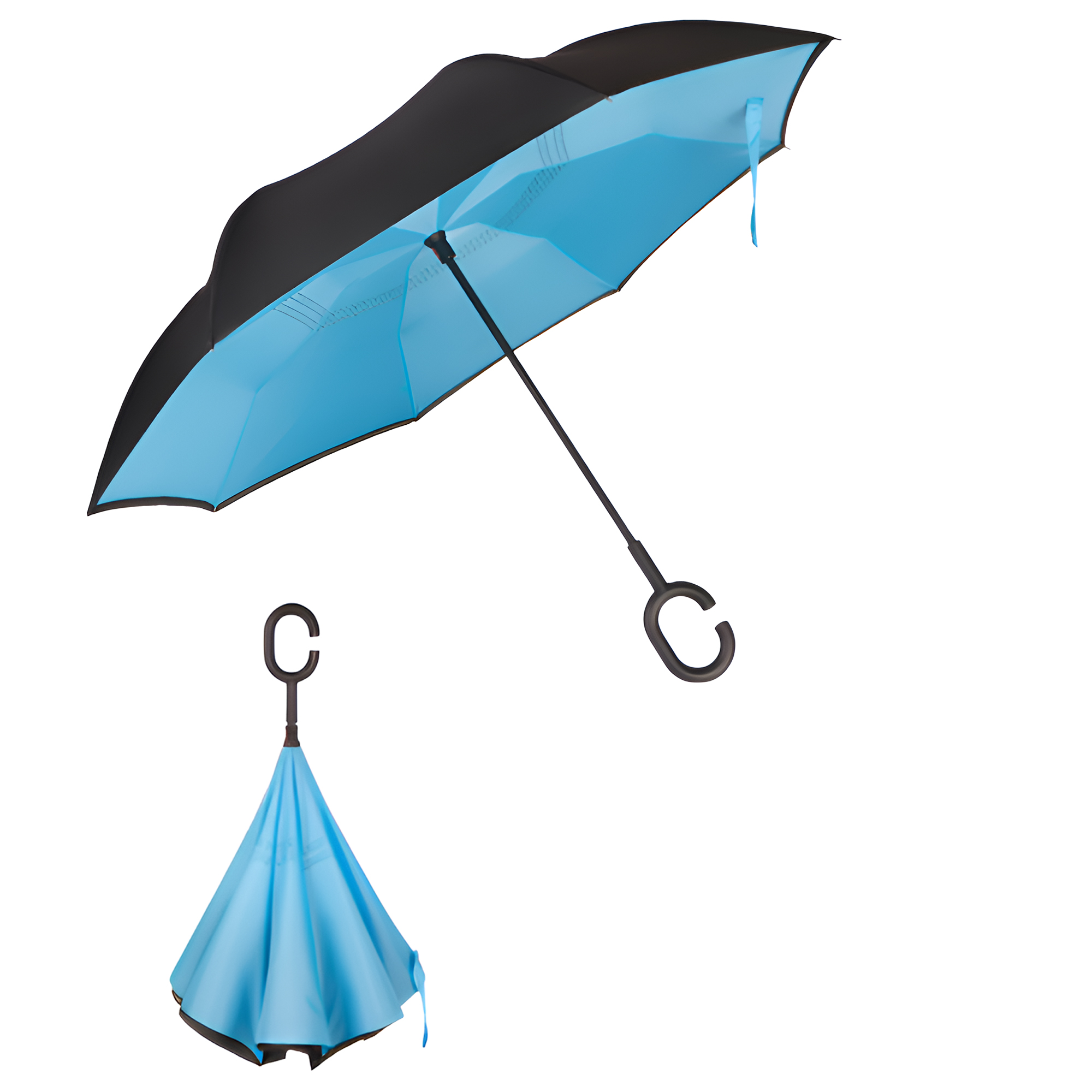 MOQ 30 PCS Durable Hands Free Inverted Umbrella 14