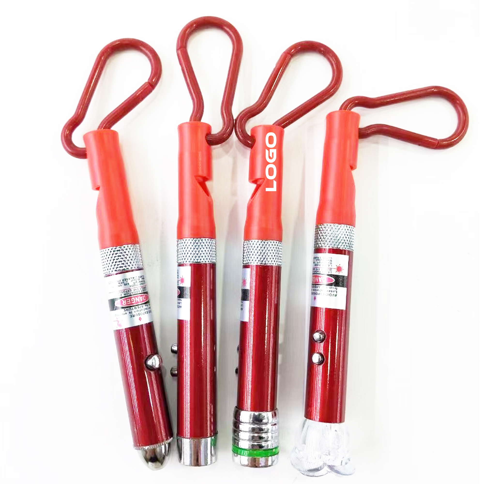 Customizable LED Flashlight Keychain