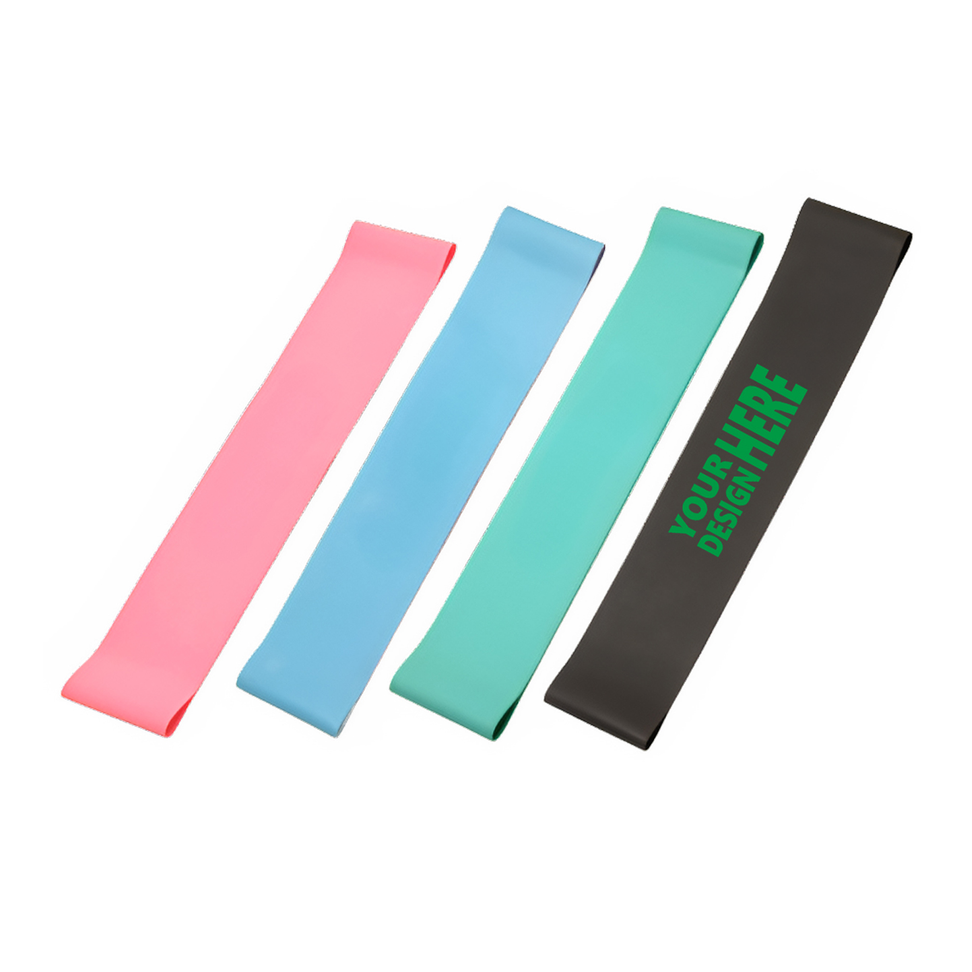 MOQ50 Personalized Yoga Resistance Band for Fitness