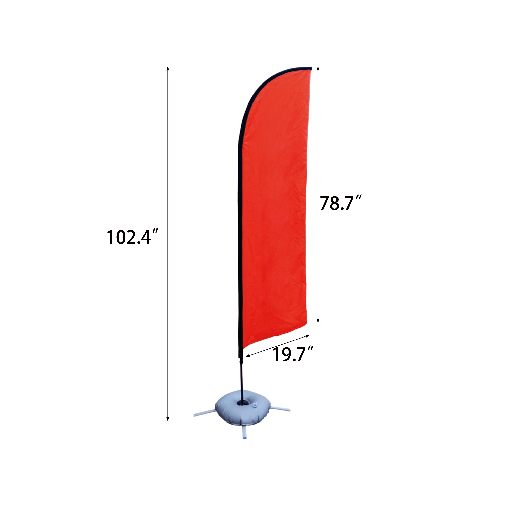 9' Custom Feather Flag 5
