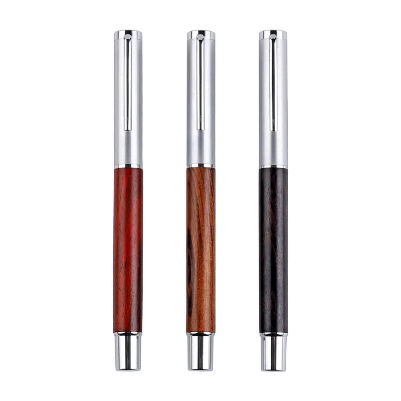 Wood Ballpoint Solid Metal Pen