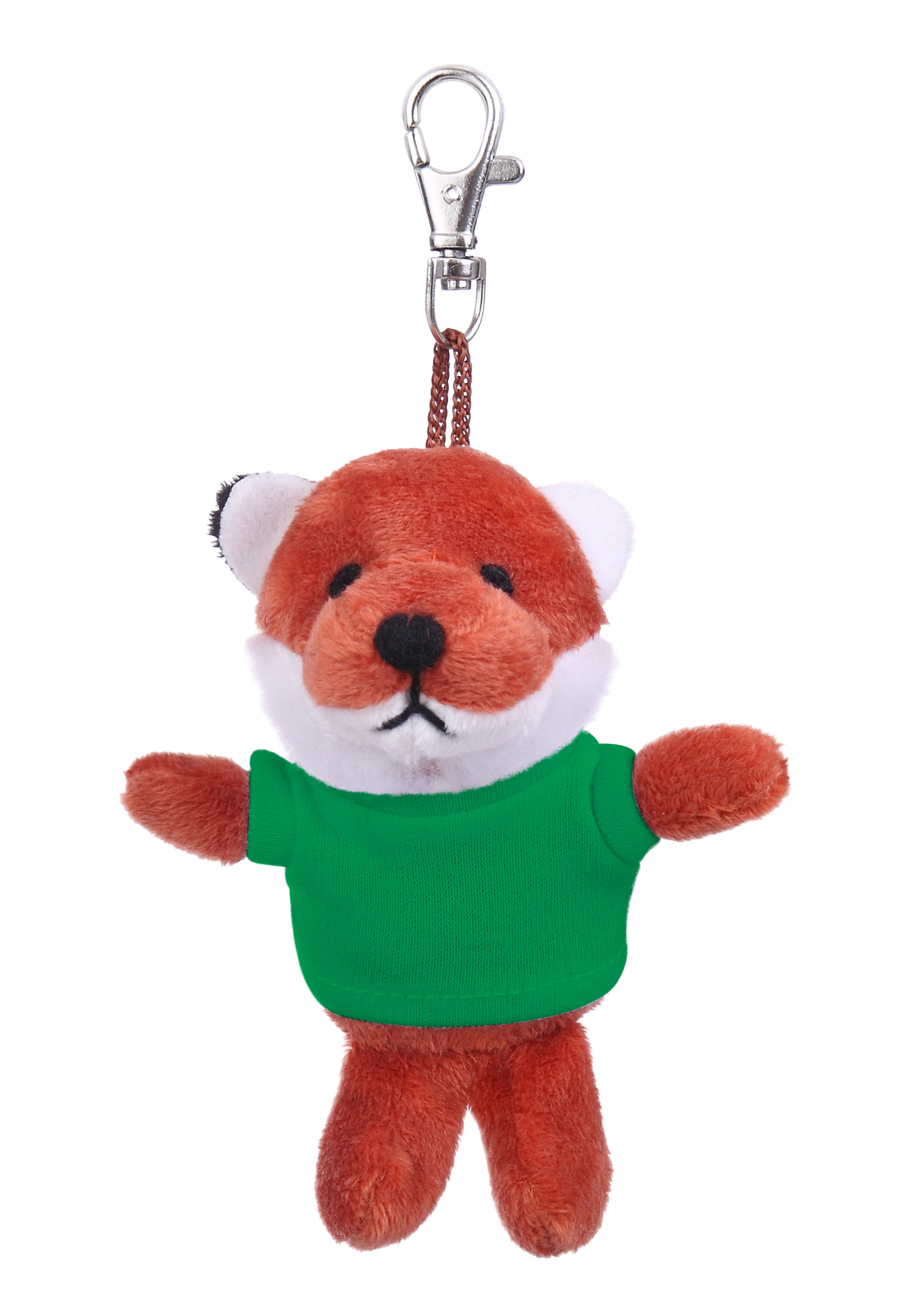Soft Plush Fox Keychain with Tee 17
