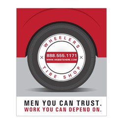 Magnet - 2.5x3 Square Corners 40 Mil Outdoor Safe