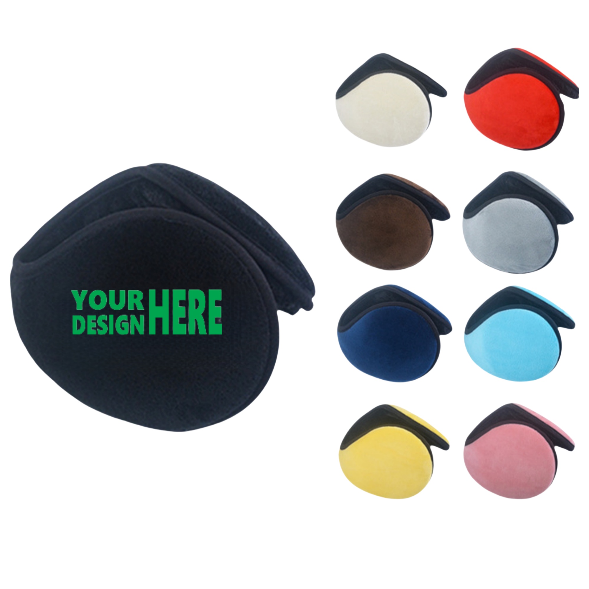 HeritageSoft Classic Ear Warmers ?C Unisex Polyester 3