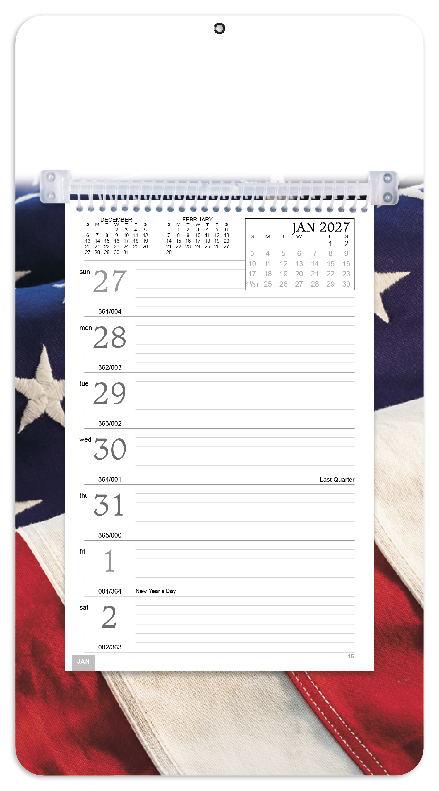 Triumph Calendars Full-Color Weekly Memo Calendar