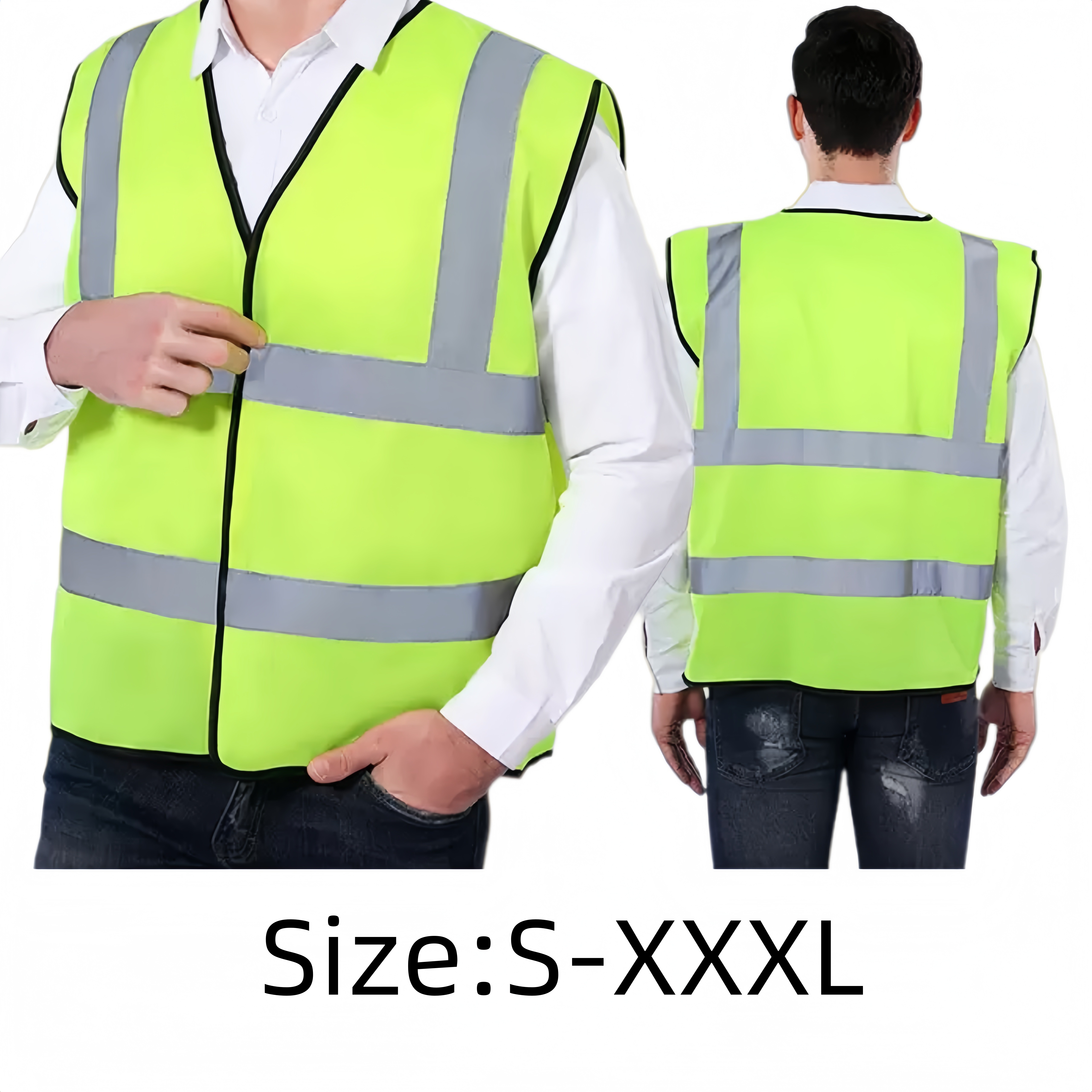 Breathable Mesh High Visibility Safety Vest 2