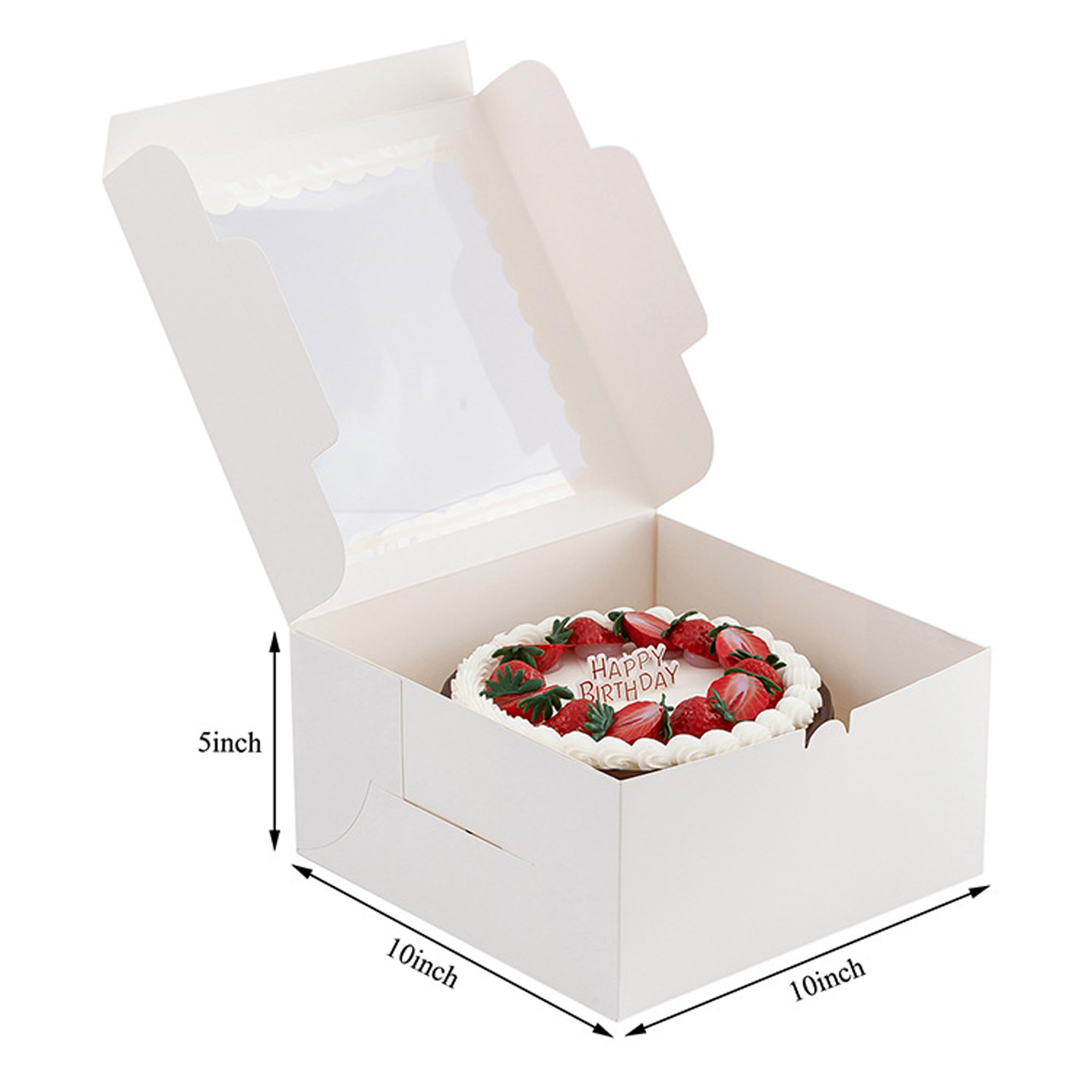 10" Cake Box With Window 2