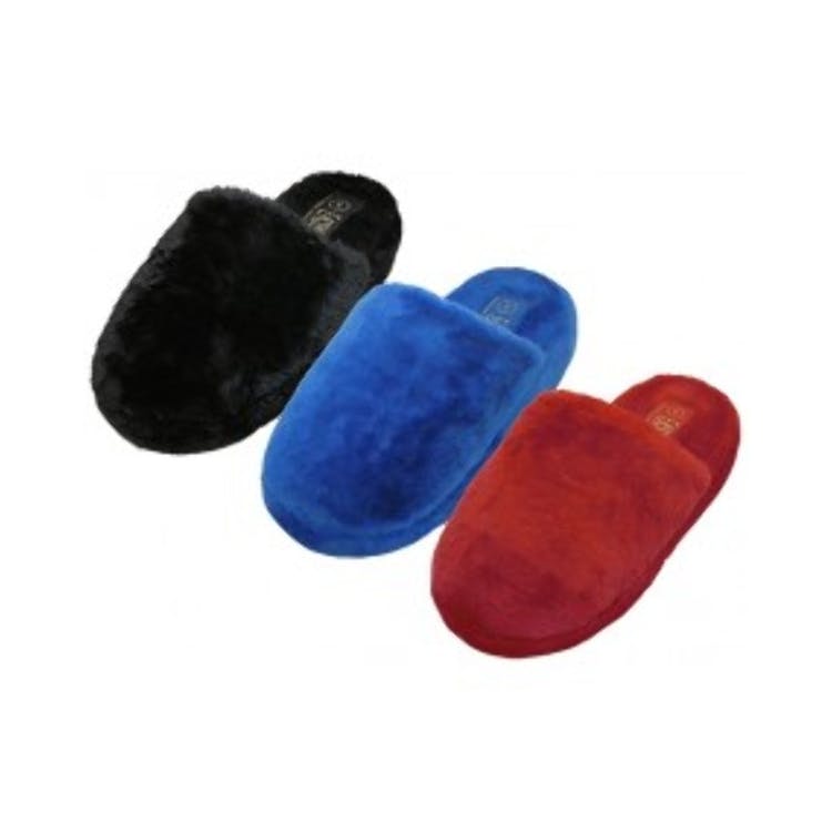 Women's Plush Slippers - Dark Colors Size S-XL 3