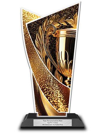 Acrylic Trophy: 6" Achievement Designer Shape