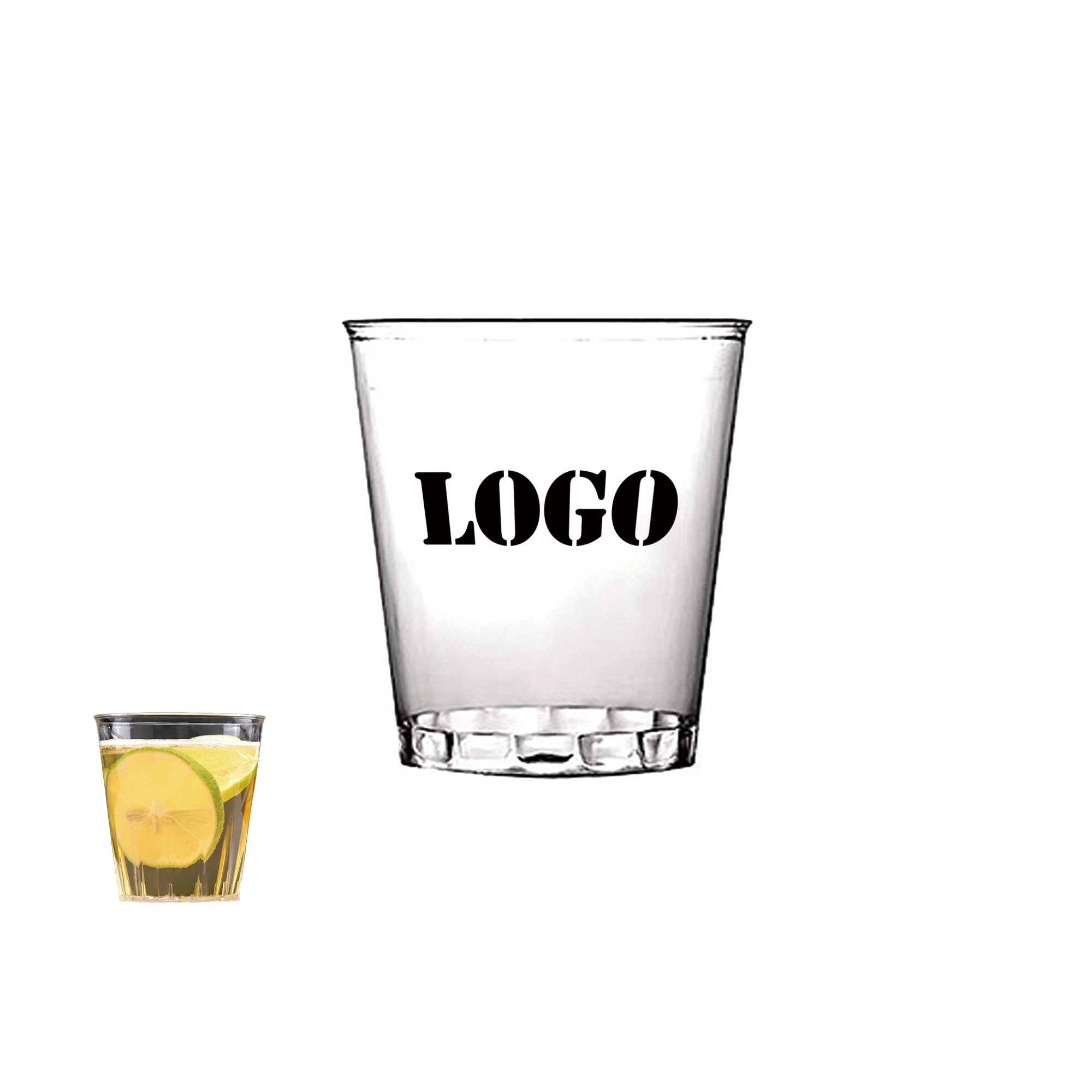 1 OZ Disposable Clear Tasting Cup 2