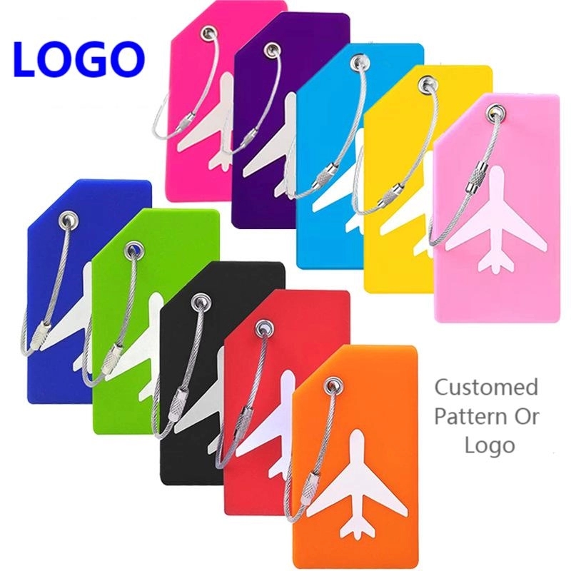 Silicone Luggage Tag with Name ID Card