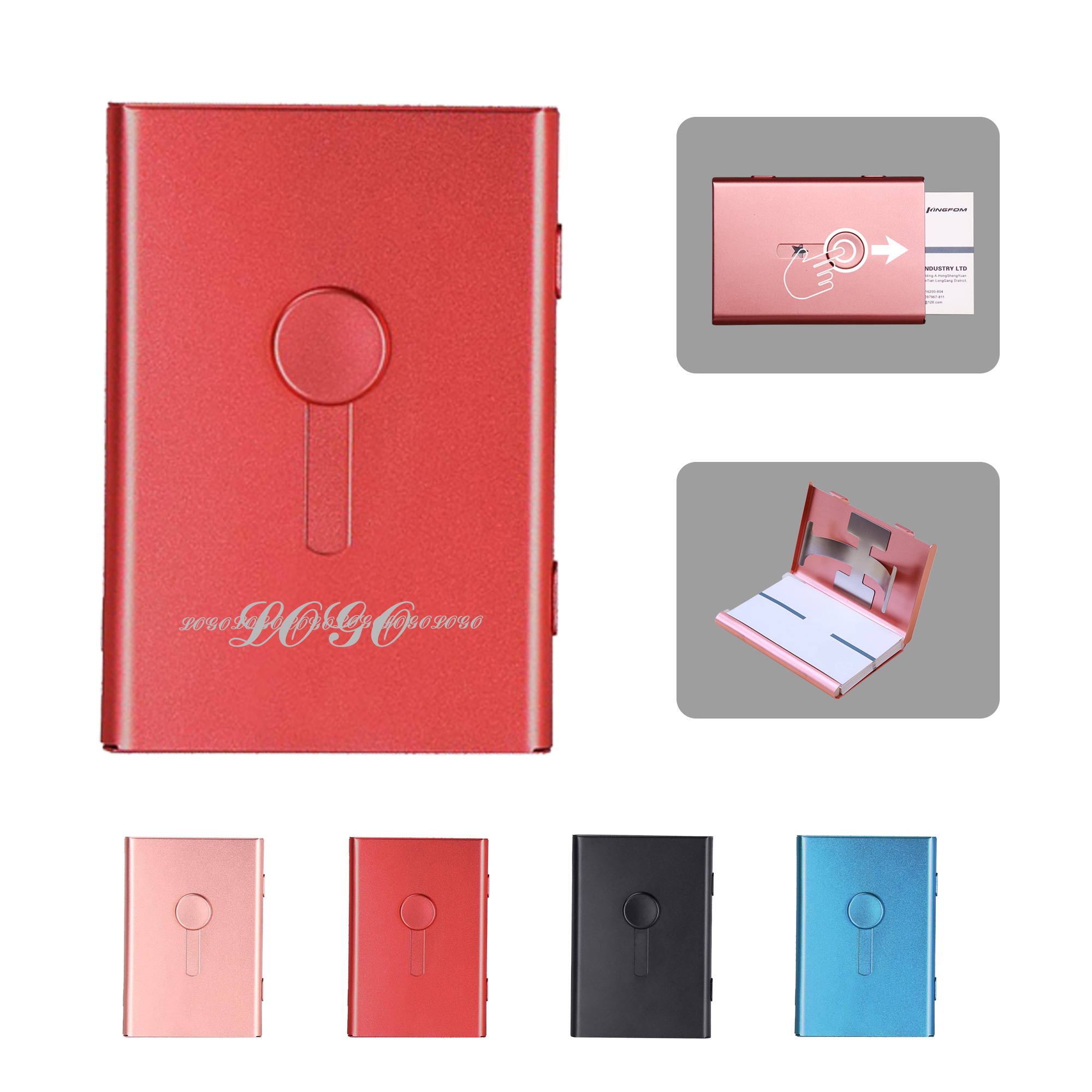 Aluminum Business Card Holder