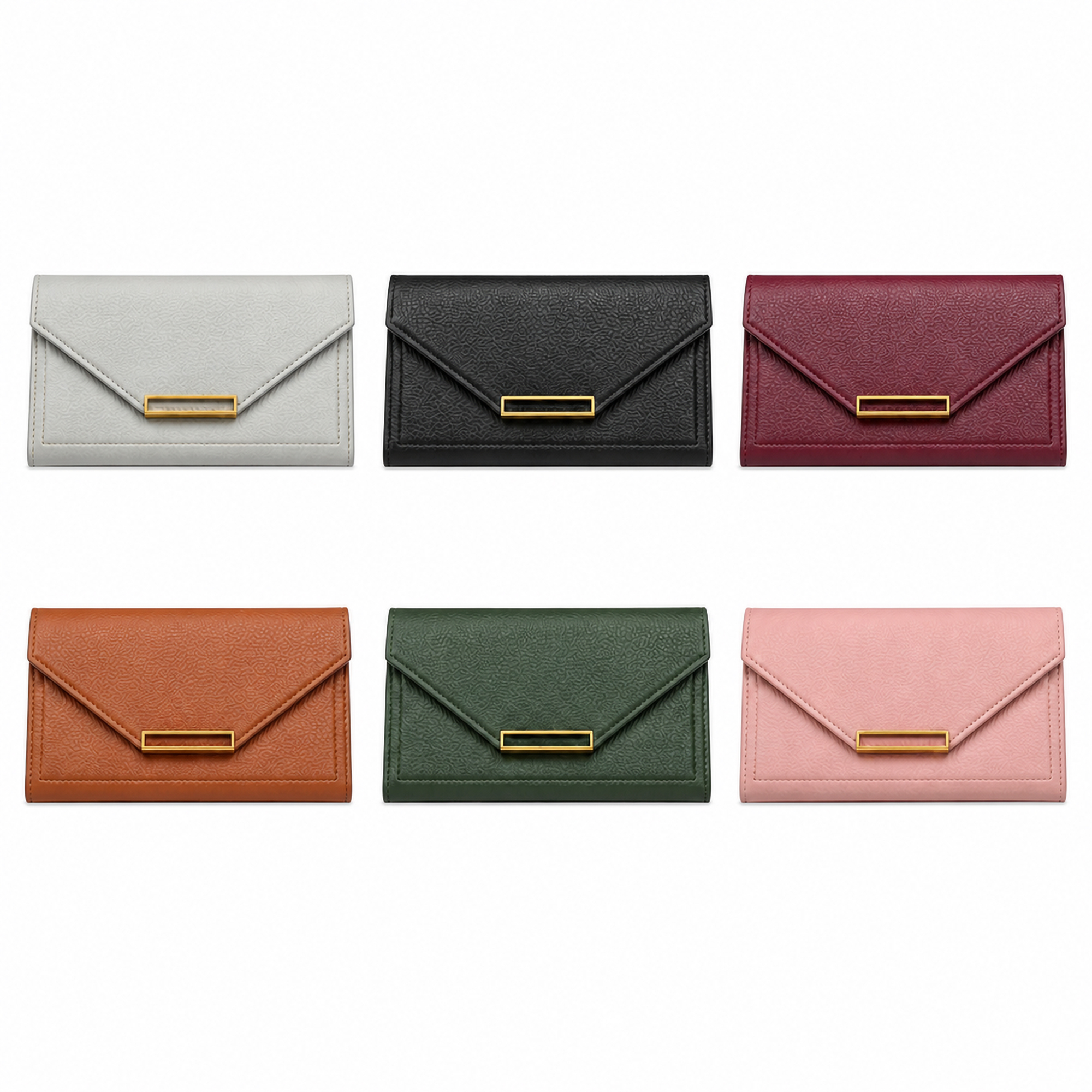 Bifold Organizer Vintage Faux Leather Ladies Wallet 4