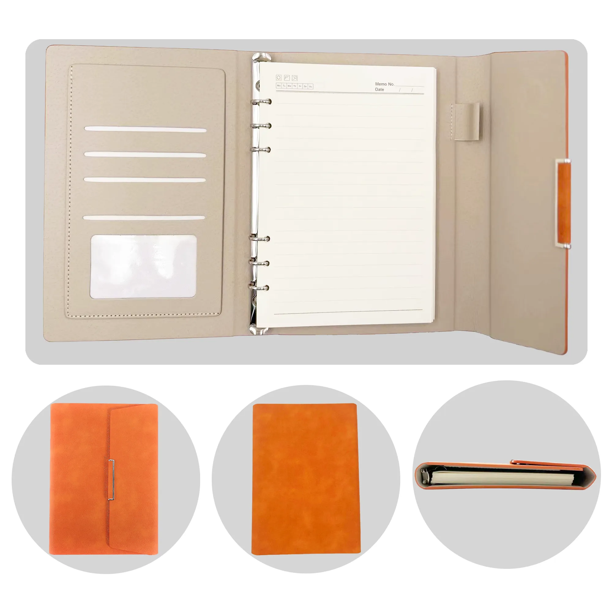 Premium A5 Leather Business Notebook 17