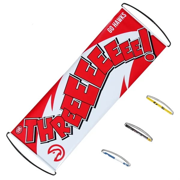 Telescopic Banner Hand Flag Plastic, Pvc, Pet/Pete for trade show giveaways