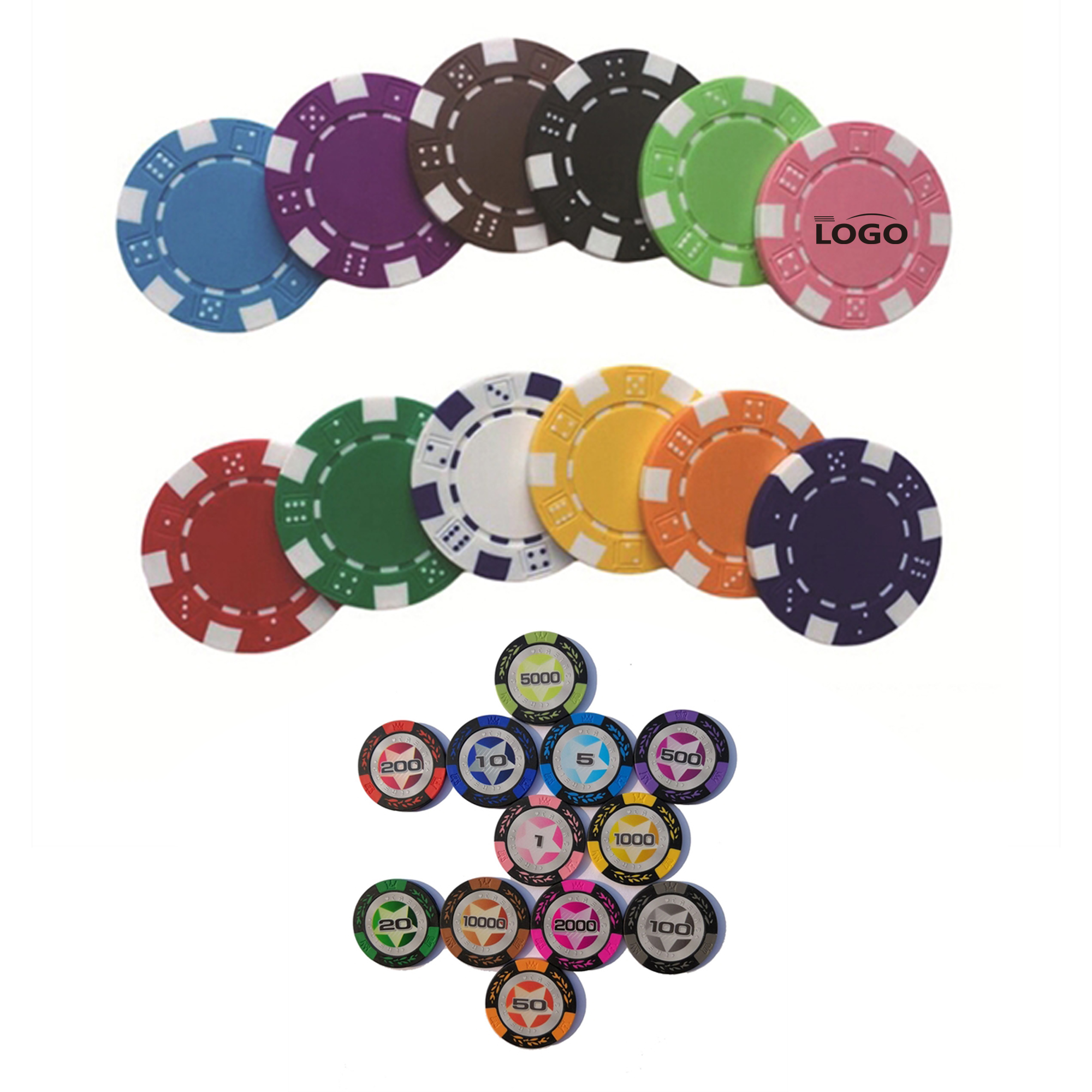 Durable Professional Poker Chips 4