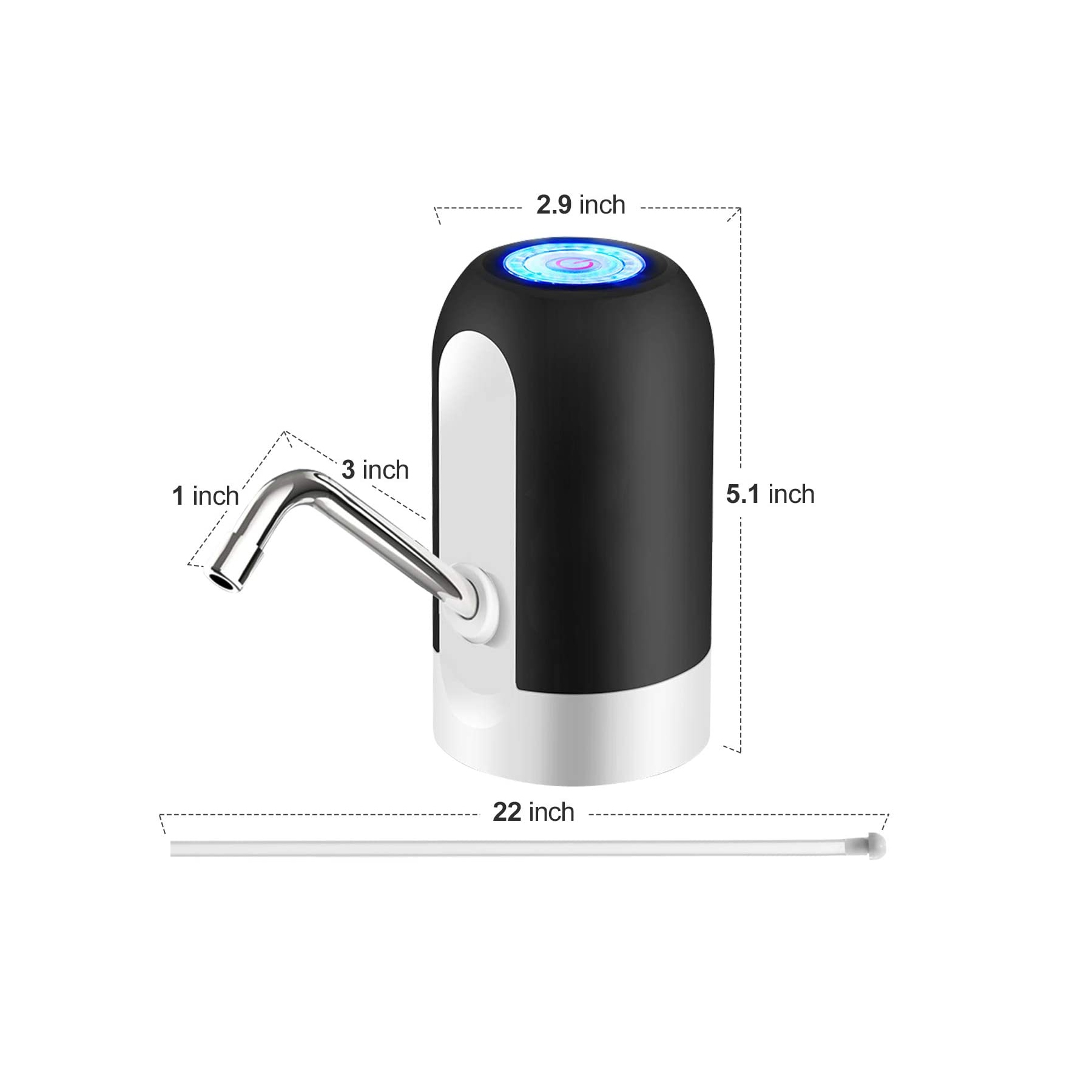 USB Charging Water Bottle Pump 7