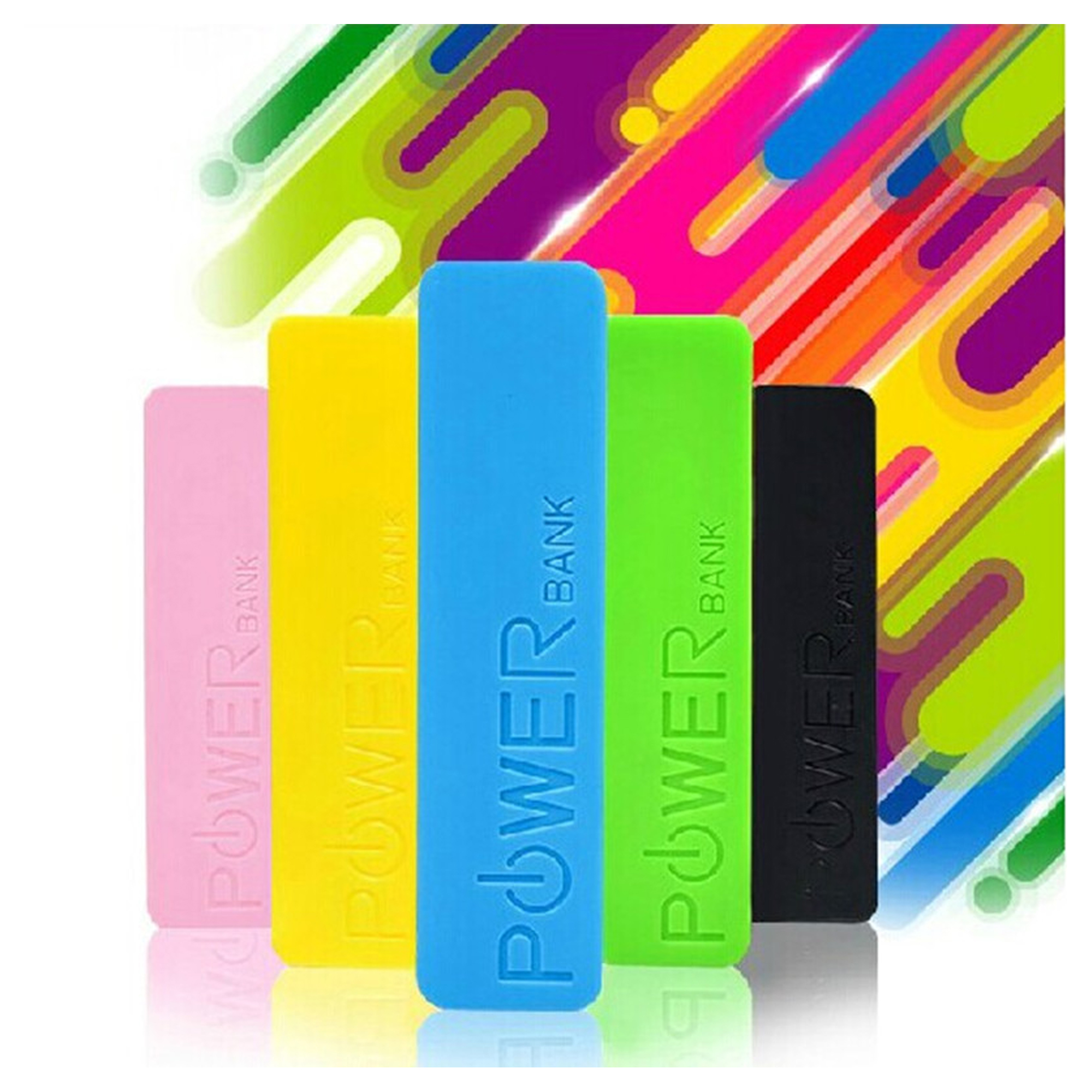 2600 mAh Color High Quality Mini Portable Power Bank