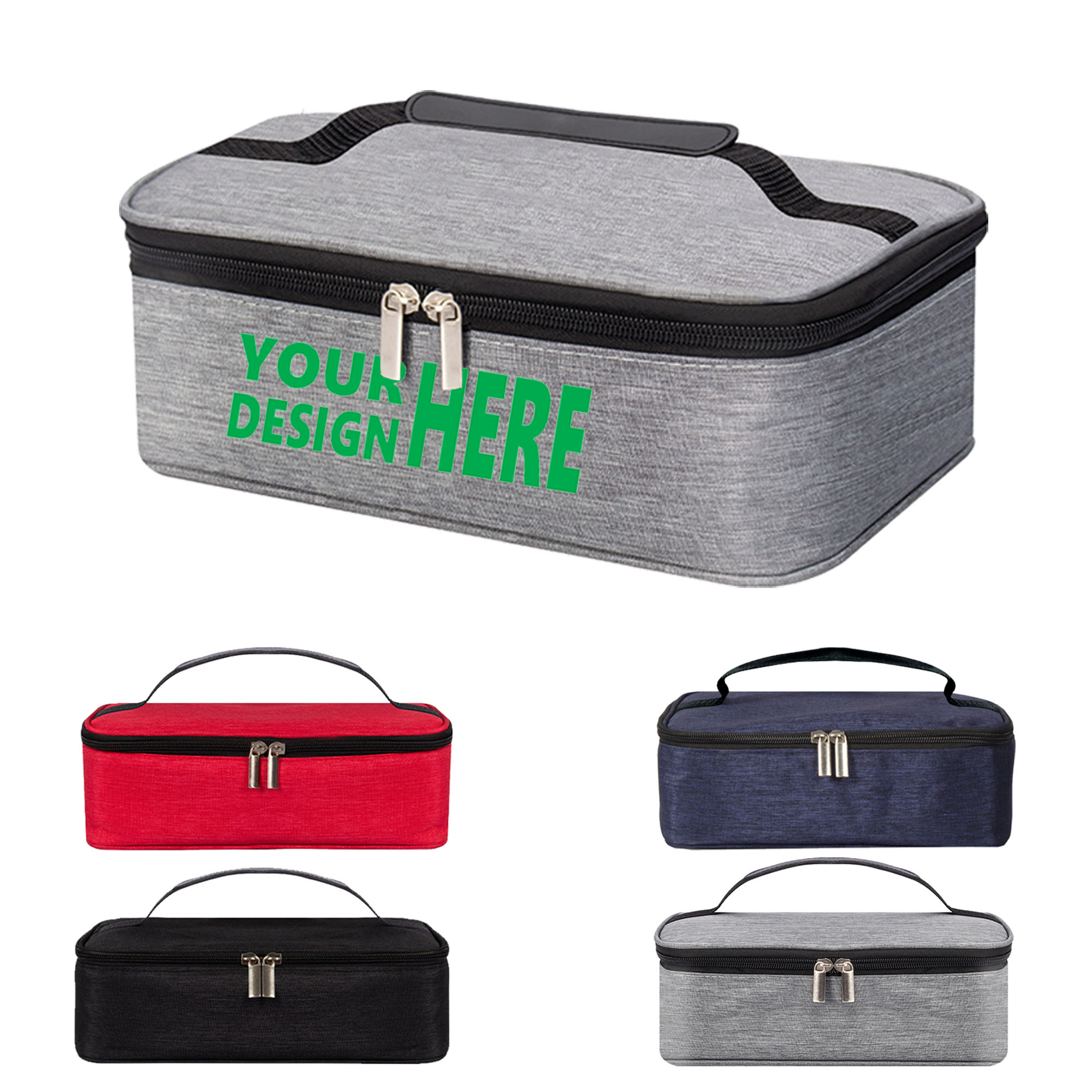 Small Insulated Lunch Box Portable Tote Bag With Handle