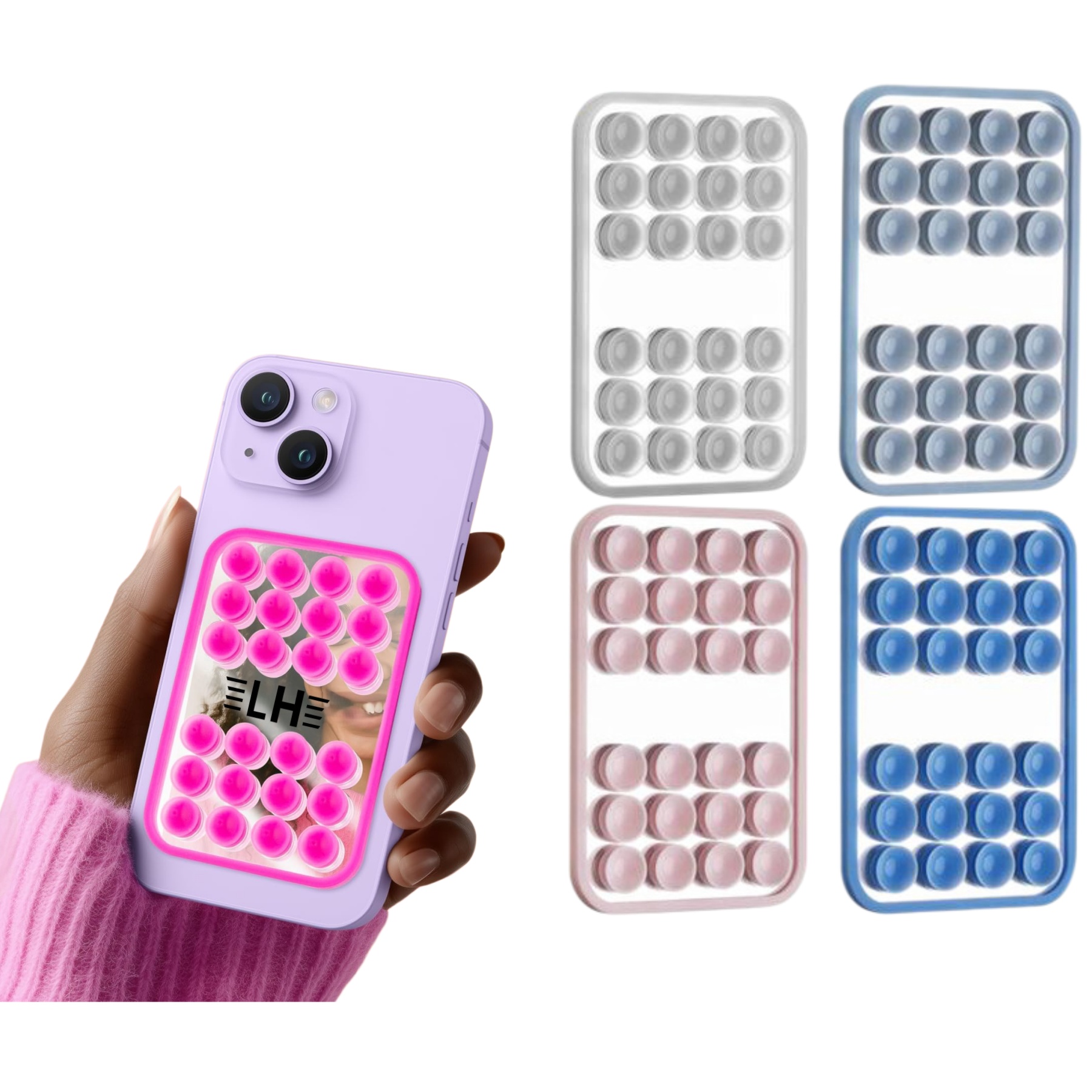 Adhesives Silicone Phone Mount Grip Mirror Suction Cup