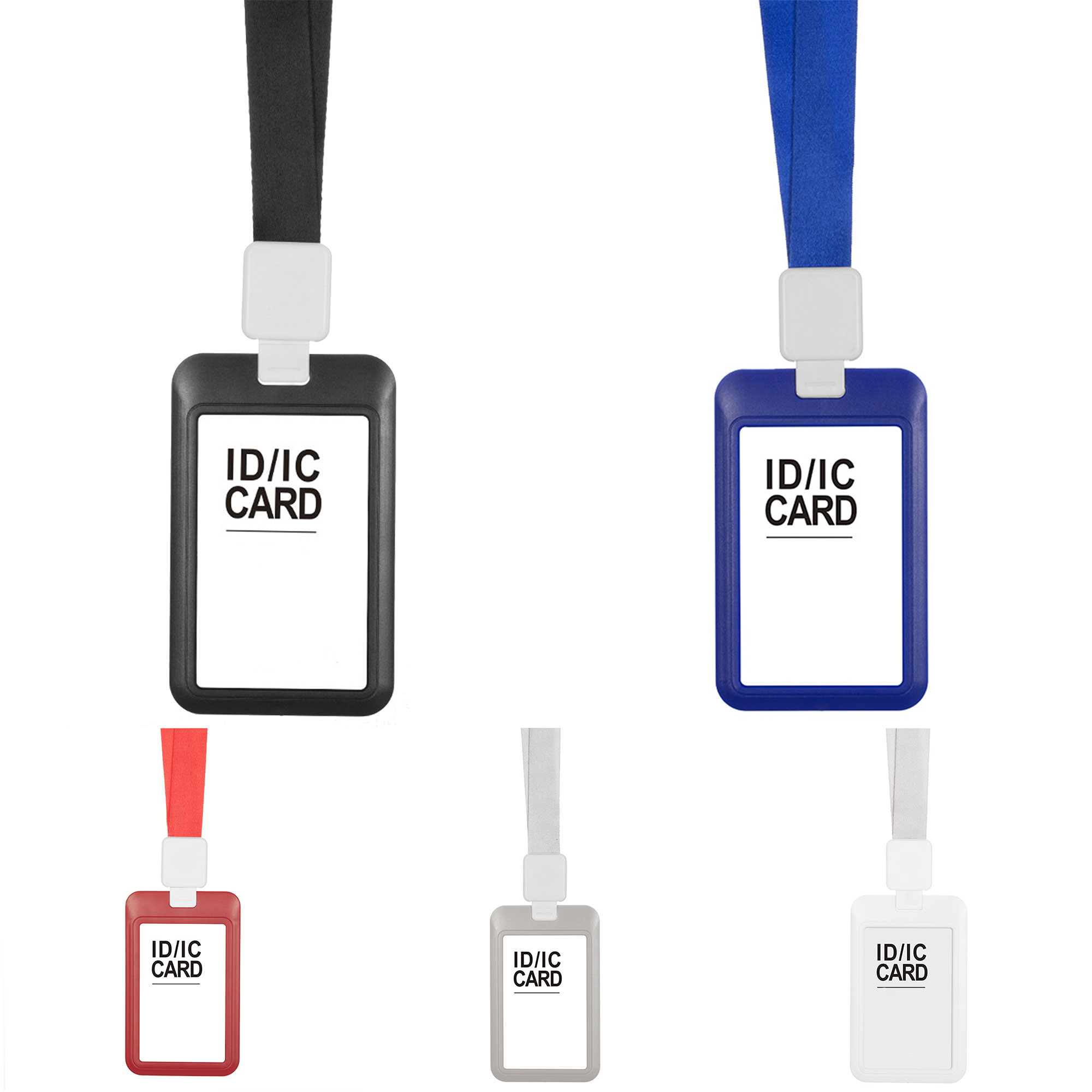 Retractable Reel Clip ID Badge Holder