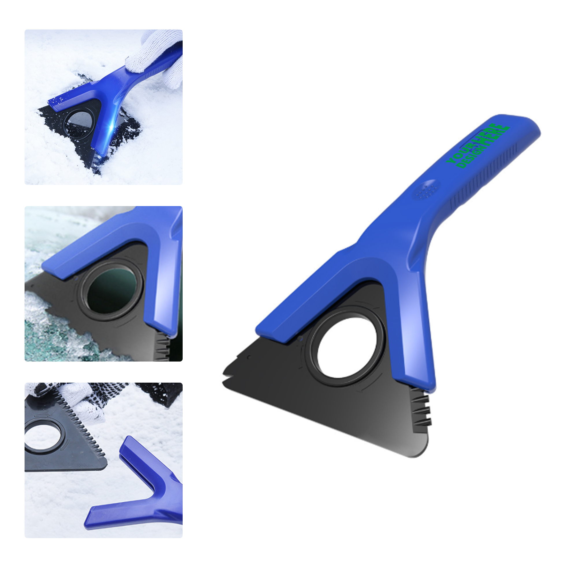 MOQ 50 Multi-Function Car Snow Scraper Ice Removal Tool 2