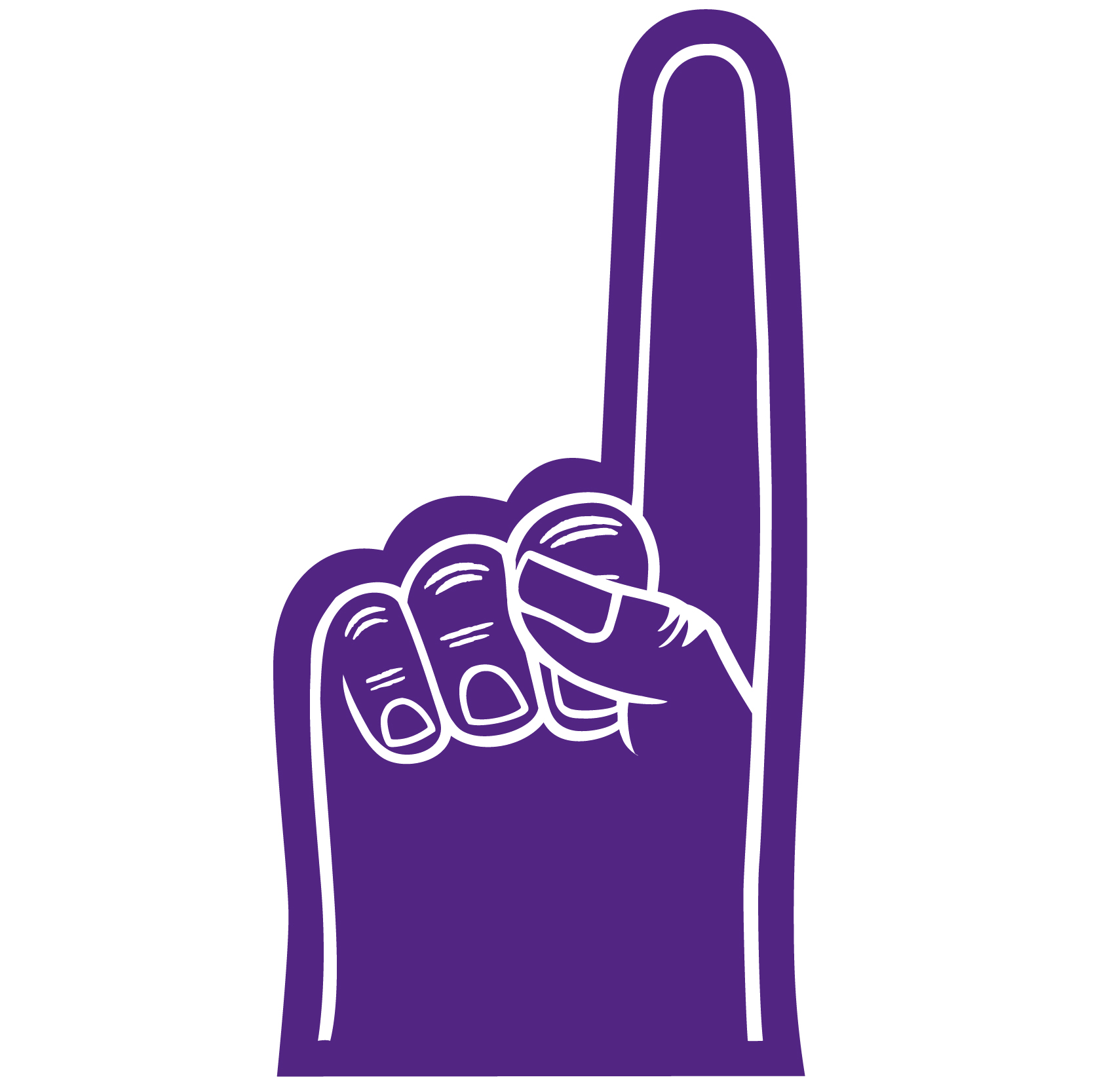 7.5" Foam Hand 66