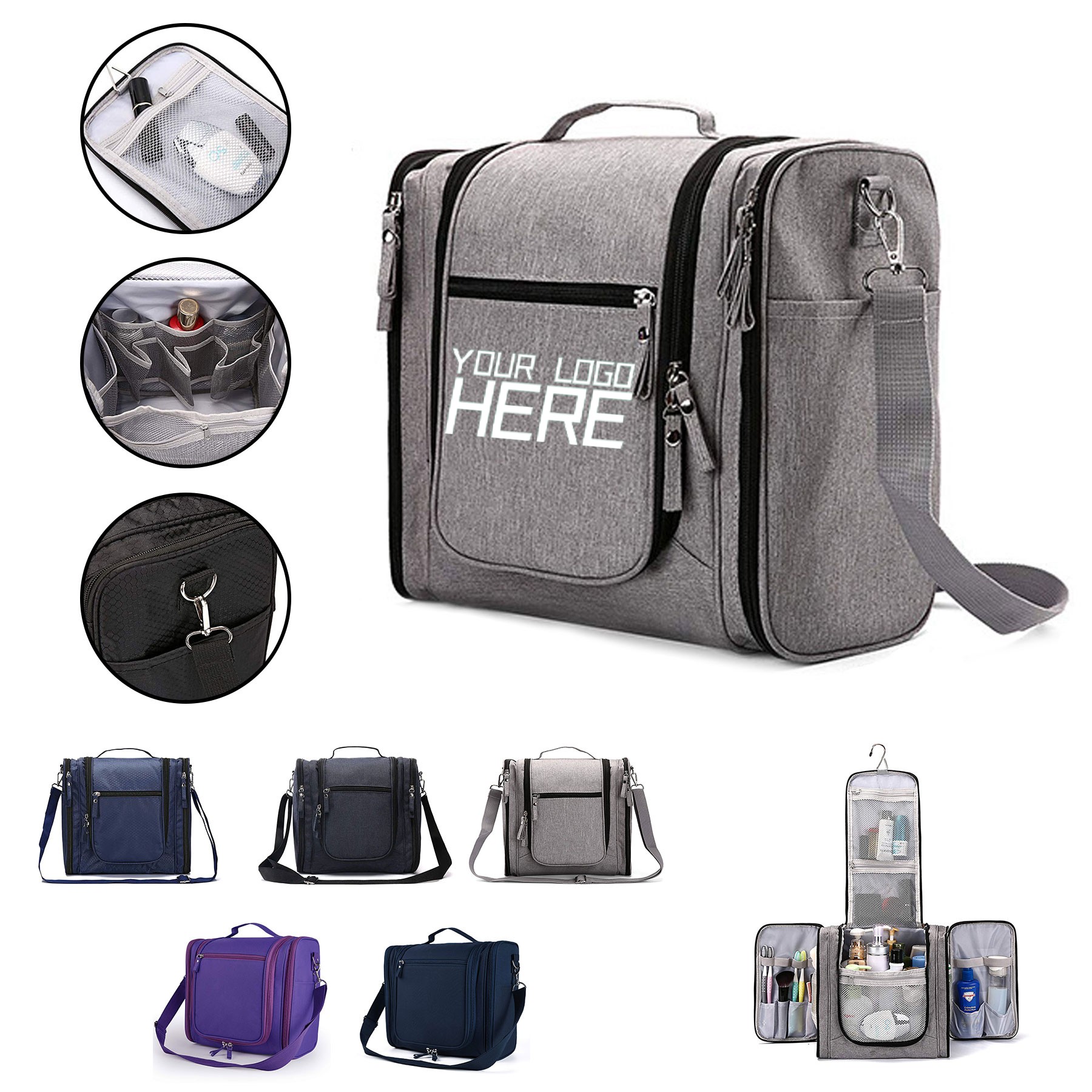 Large Hanging Travel Toiletry Bag 4