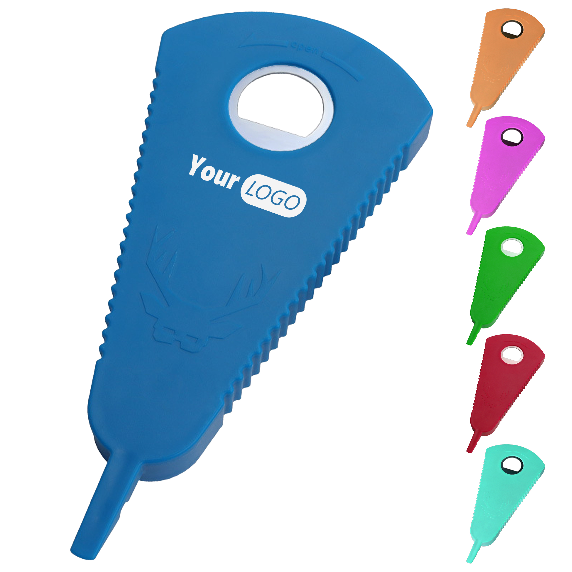 Polypropylene Dual-Function Cap Opener With Logo 3