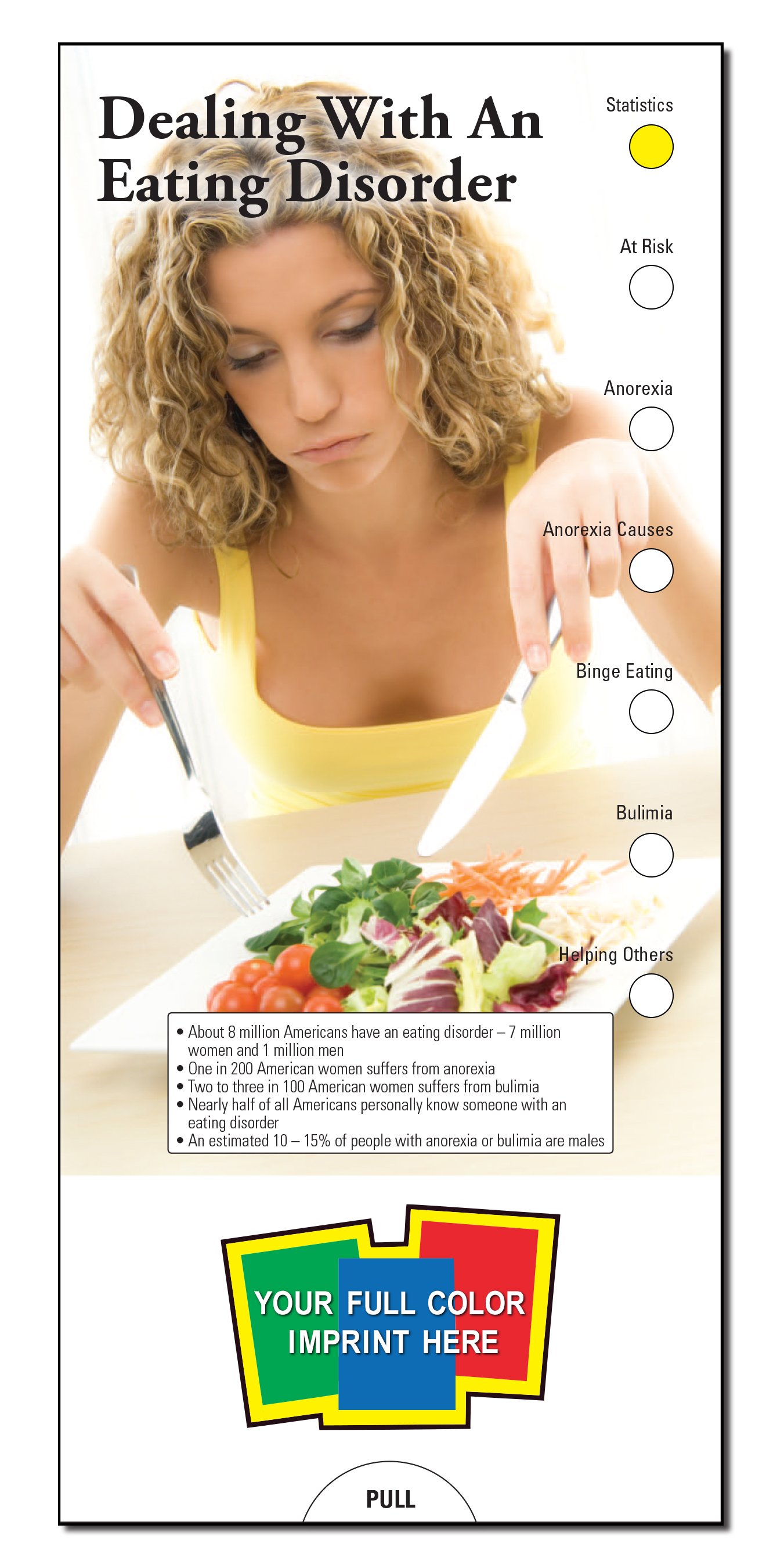 SLIDE CHART - Dealing With An Eating Disorder Slide Chart