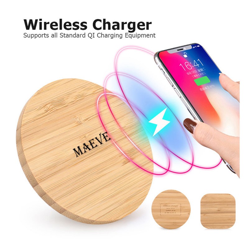 Bamboo 10W Wireless Charger