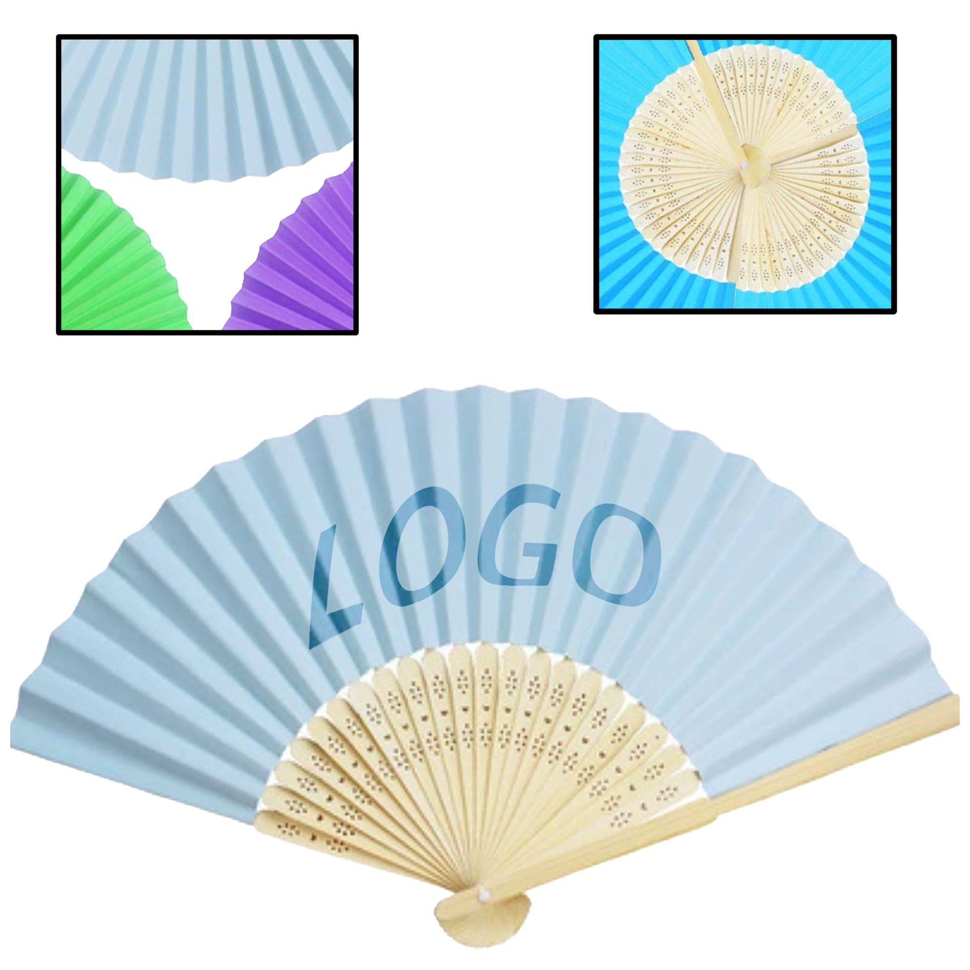 Lightweight Folding Paper Fan 9