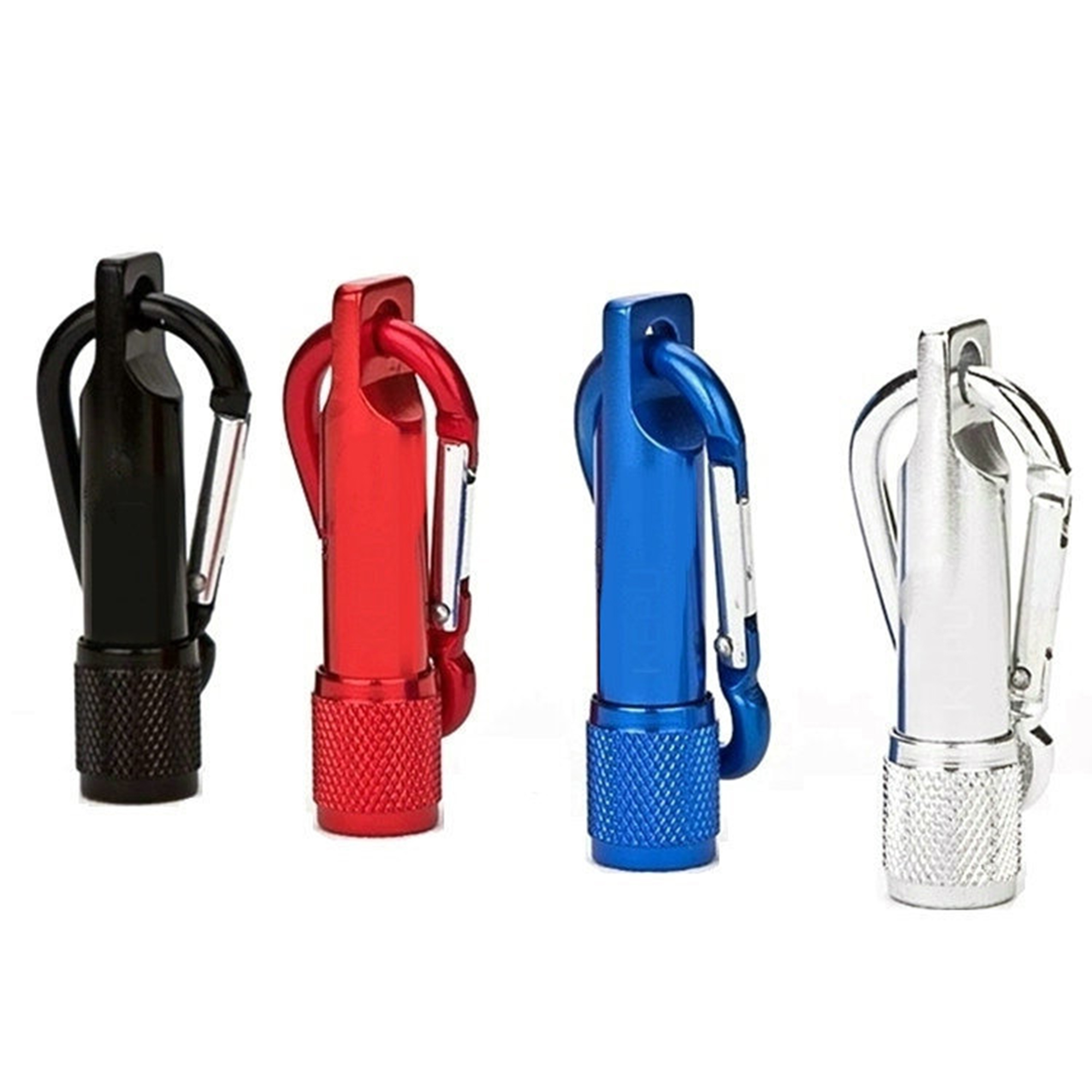 Compact LED Flashlight with Carabiner Clip 7