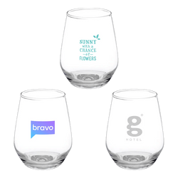 Perfected 12 oz Silicia Stemless Wine