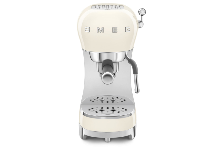 SMEG Espresso Coffee Machine - Cream Glossy 3