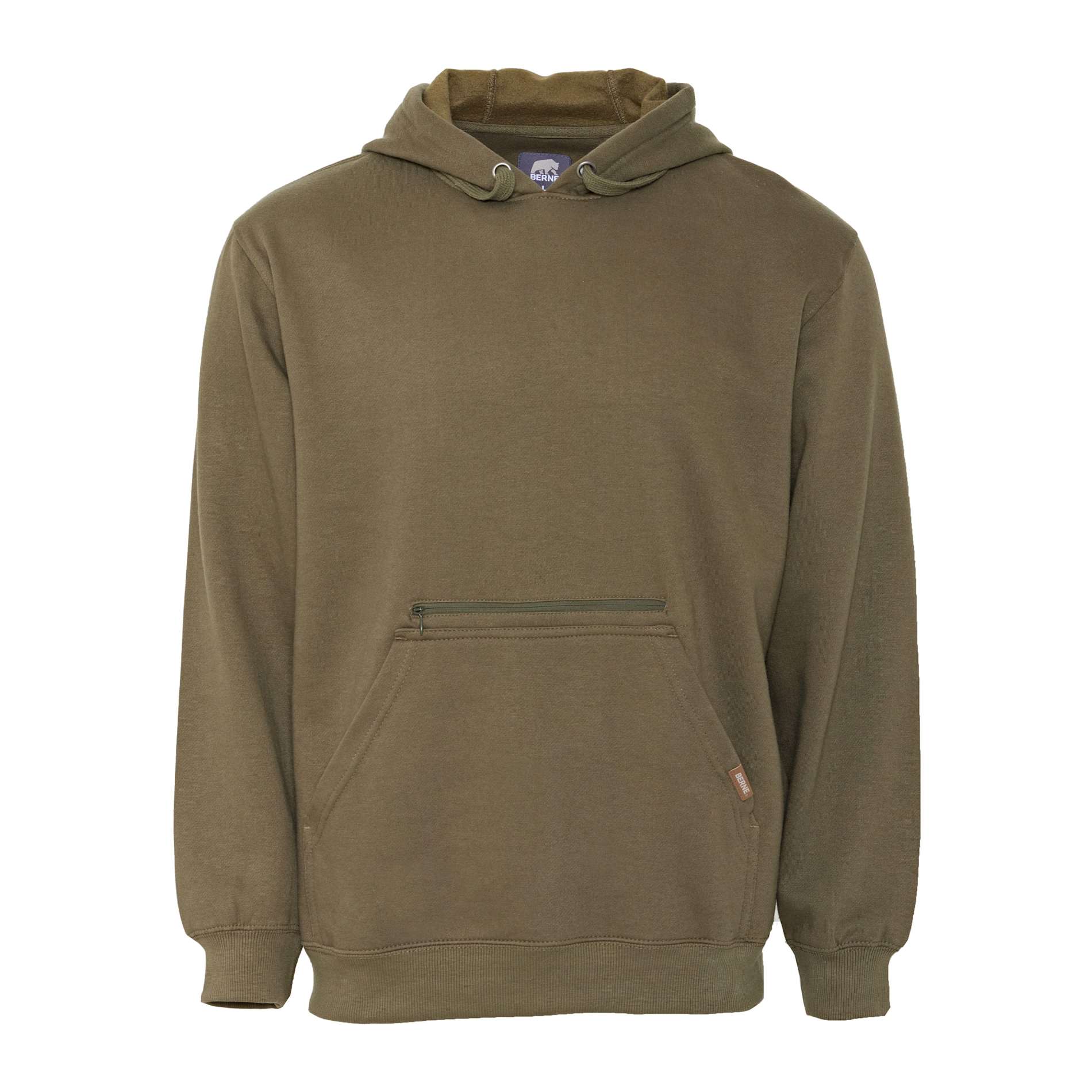 Berne Heritage Zippered Pocket Hooded Sweatshirt - Men's