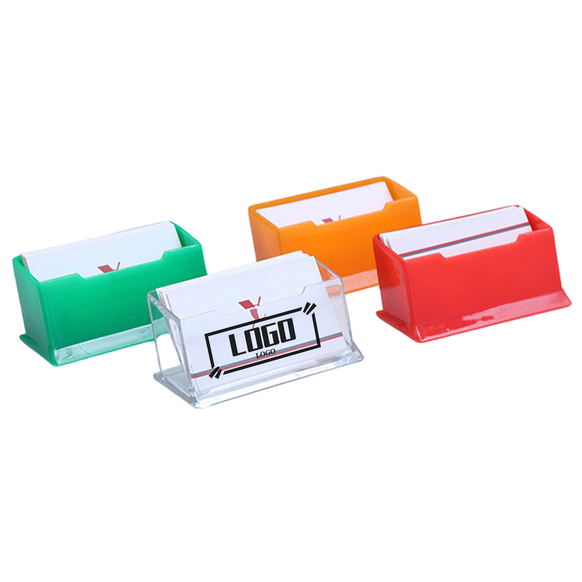 Clear Plastic Business Card Holder