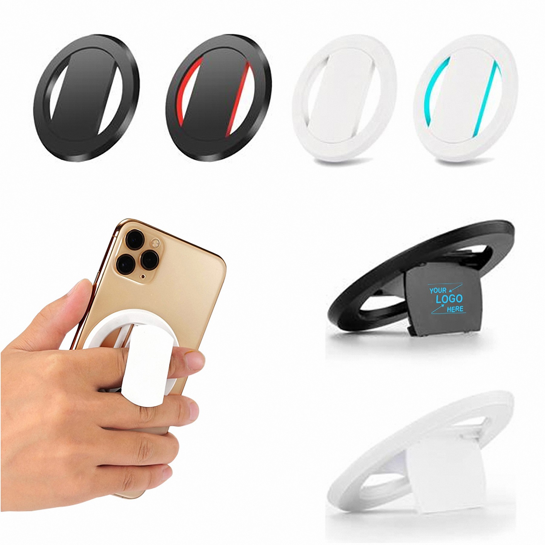 Magnetic Retractable Phone Grip