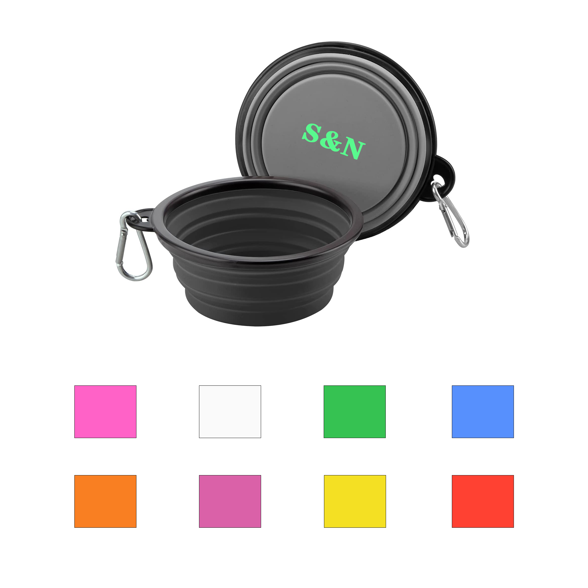 Folding Dog Bowl With Hook 6