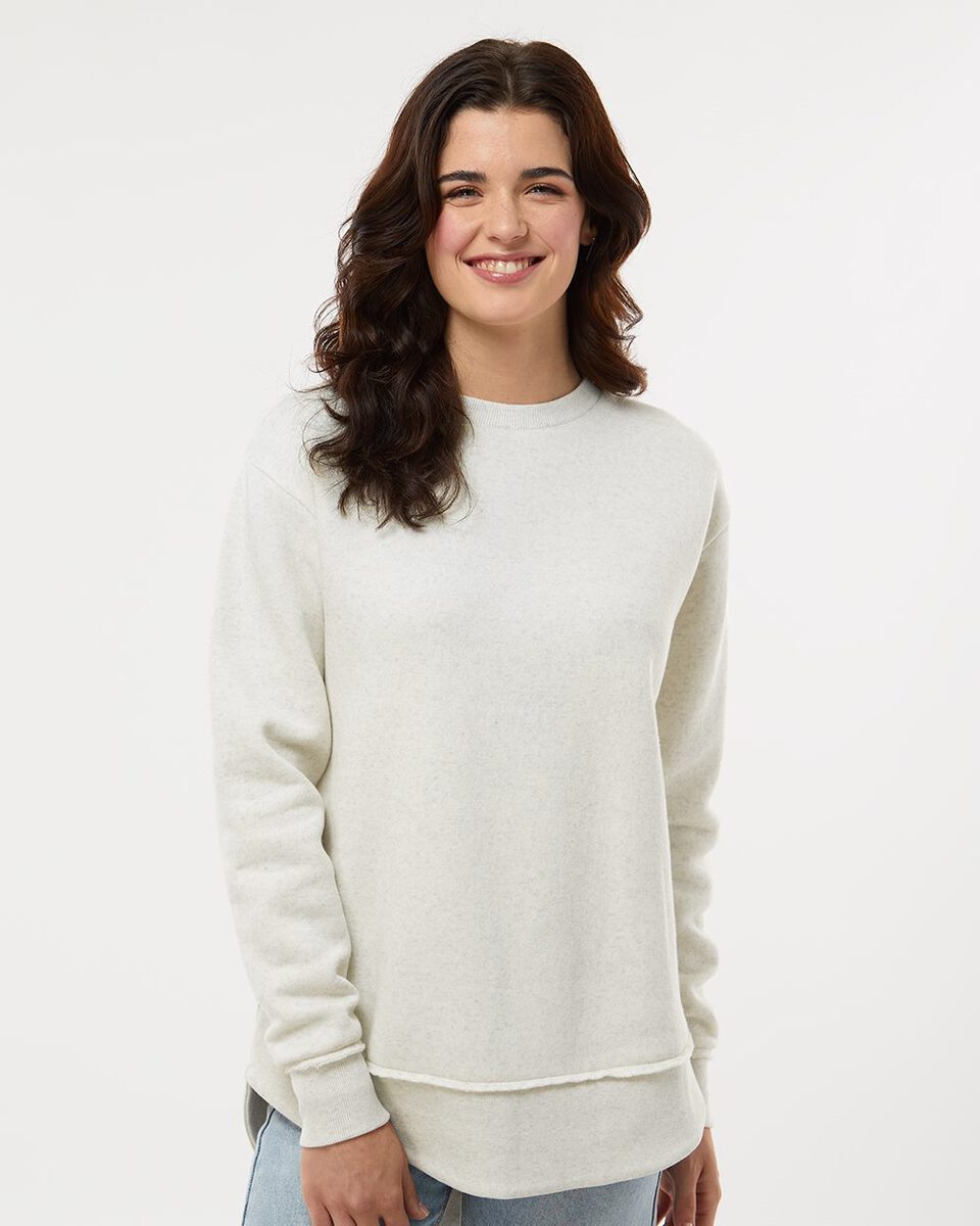 Women's Weekend Fleece Crewneck Sweatshirt 3525 3525 PAC usa