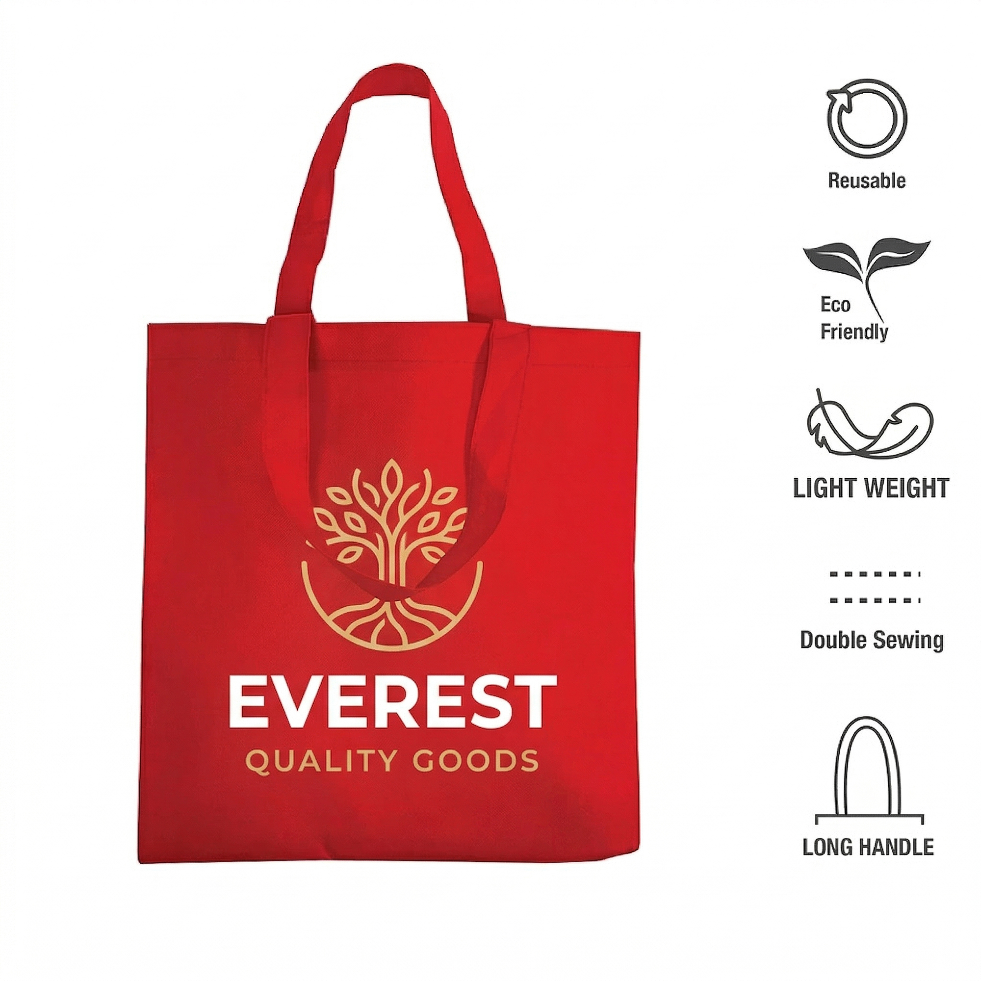Custom Promotional 13.5 x 14" Tote Bag