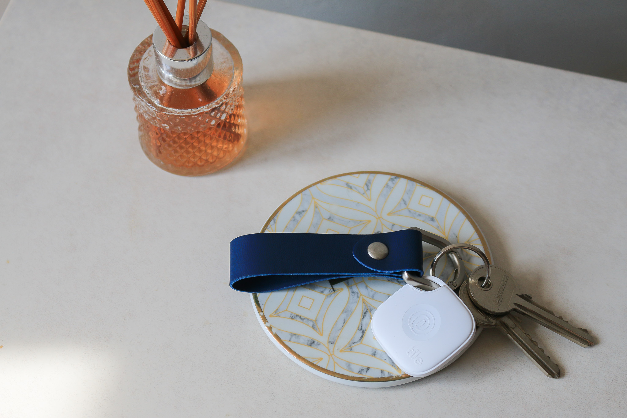 New Tile Mate with Vegan Leather Key Fob 90
