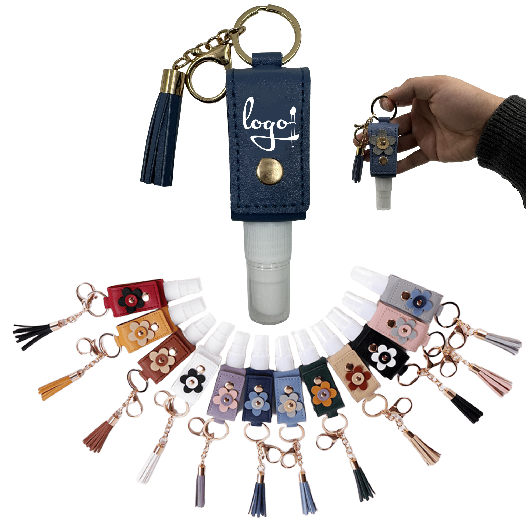 Mini Hand Sanitizer Keychain