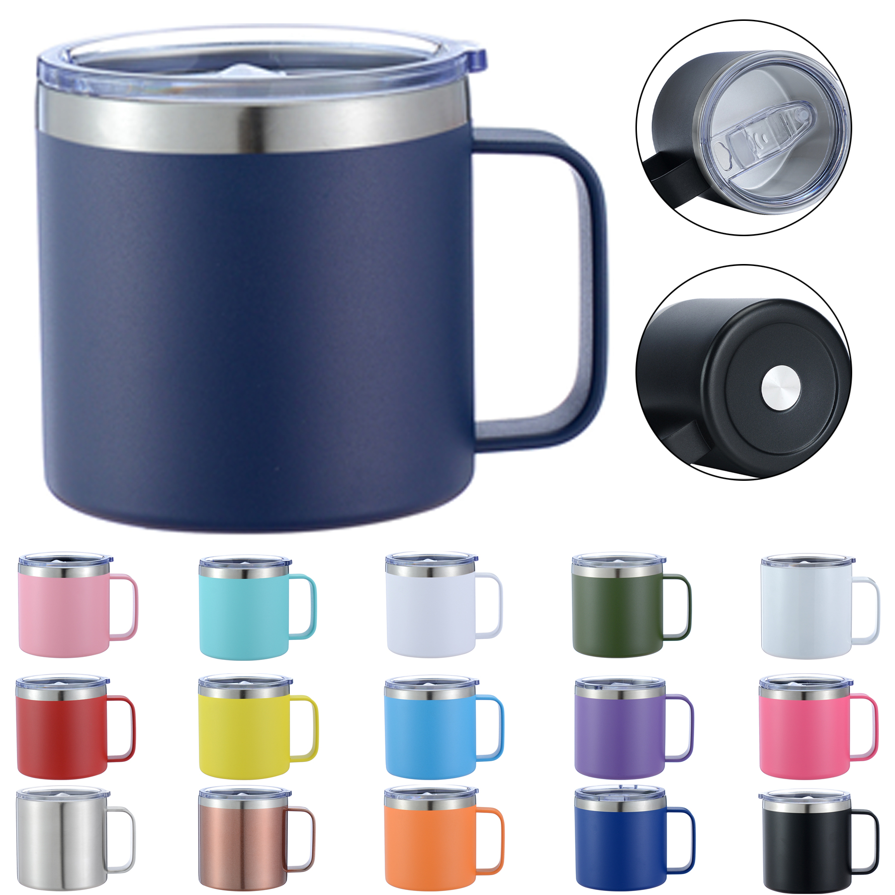 14 oz Stainless Coffee Mug 5